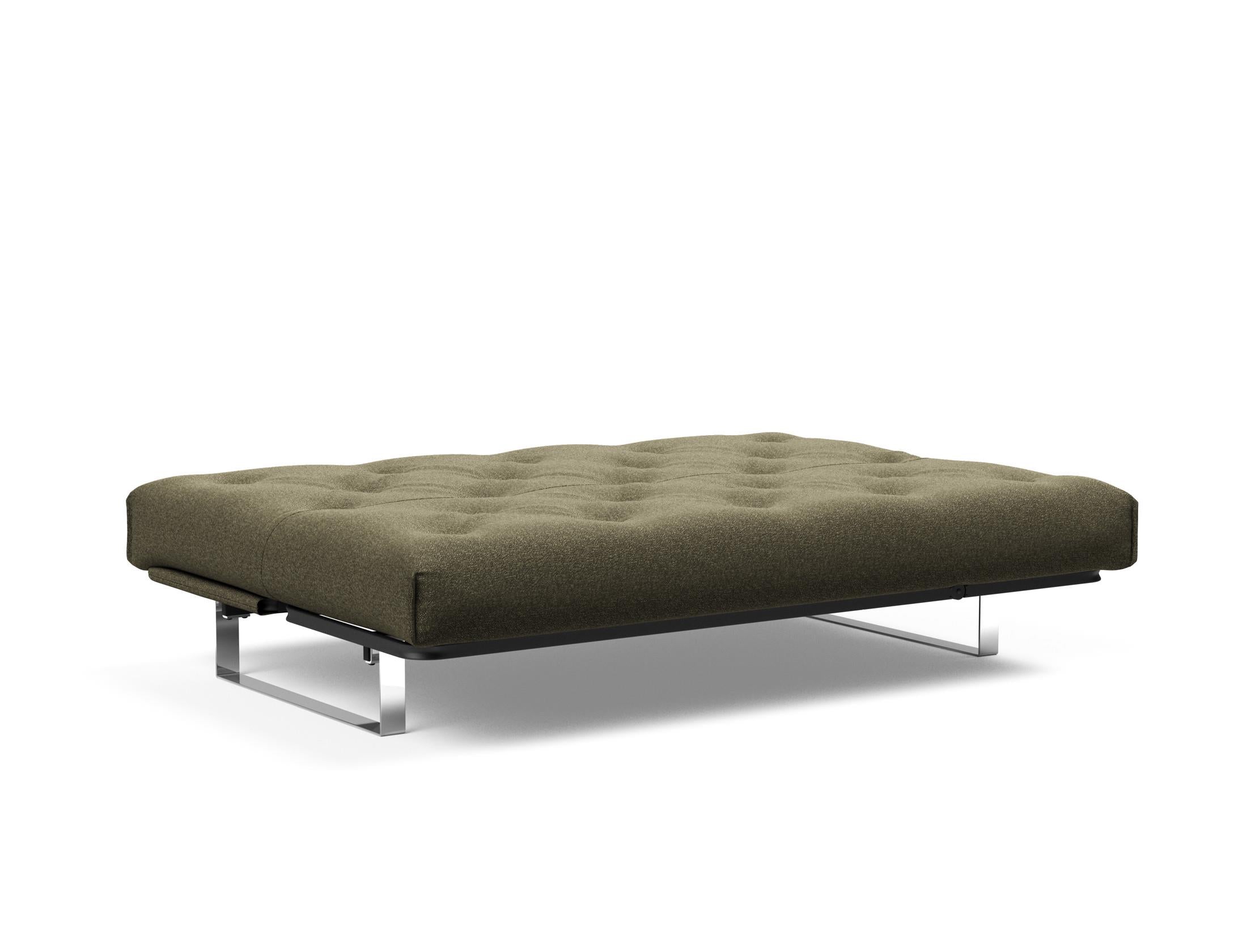 Erleben Sie das Minimum Bettsofa 140 Nordic Soft Spring von Innovation Living – skandinavisches Design trifft auf höchsten Schlafkomfort und vielseitige Nutzung.