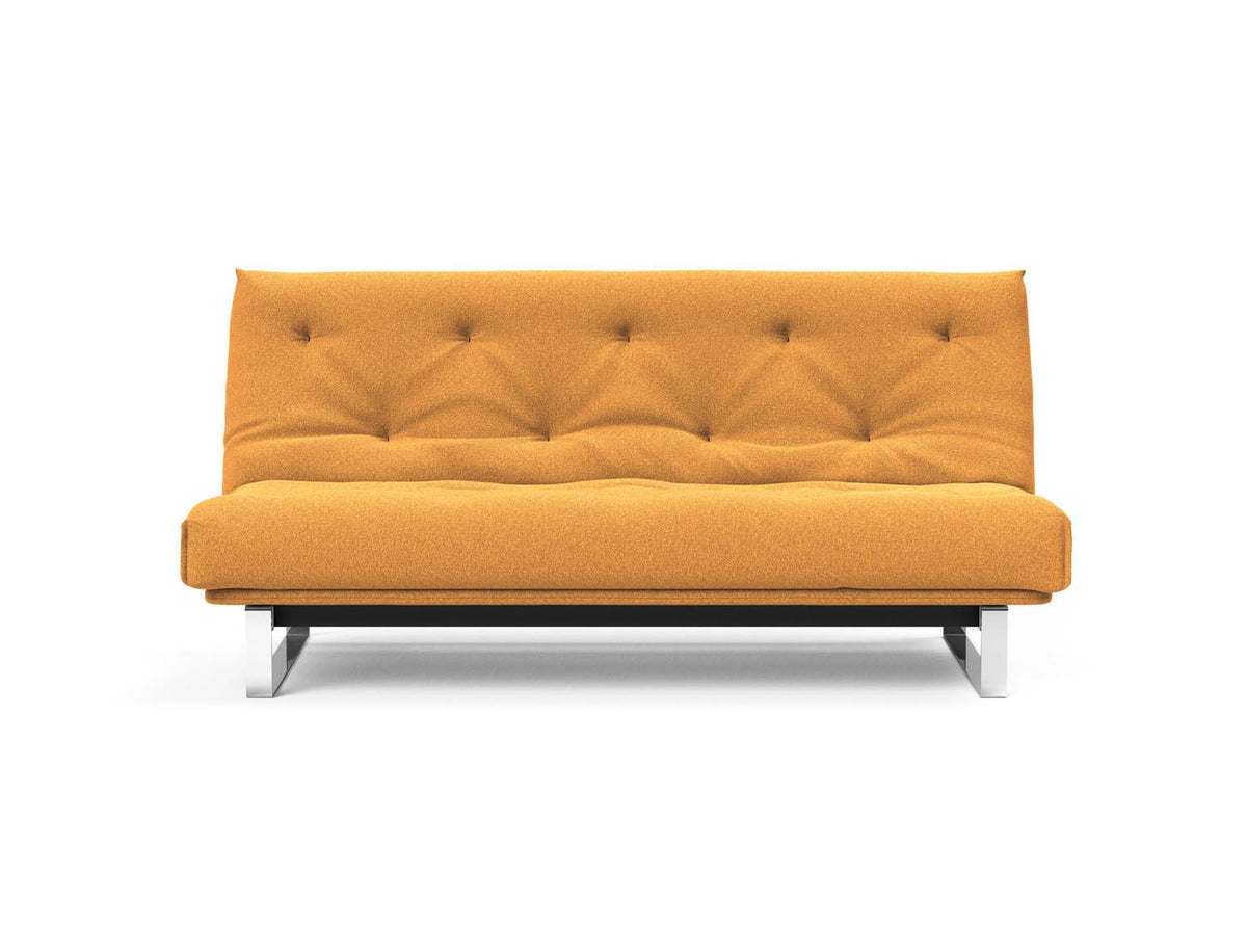 Minimum Bettsofa 140 Nordic mit Gestellbezug Soft Spring in 536 Bouclé Ochre präsentiert im Onlineshop von KAQTU Design AG. Bettsofa ist von Innovation Living