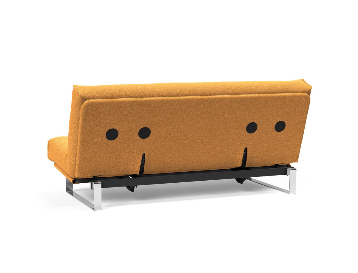 Minimum Bettsofa 140 Nordic mit Gestellbezug Soft Spring in 536 Bouclé Ochre präsentiert im Onlineshop von KAQTU Design AG. Bettsofa ist von Innovation Living
