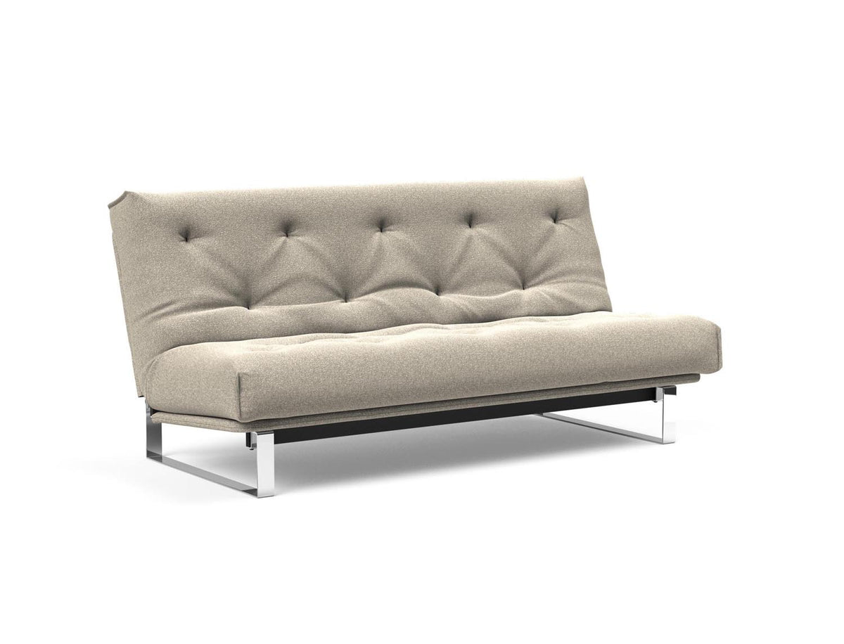 Minimum Bettsofa 140 Nordic mit Gestellbezug Soft Spring in 539 Bouclé Beige präsentiert im Onlineshop von KAQTU Design AG. Bettsofa ist von Innovation Living