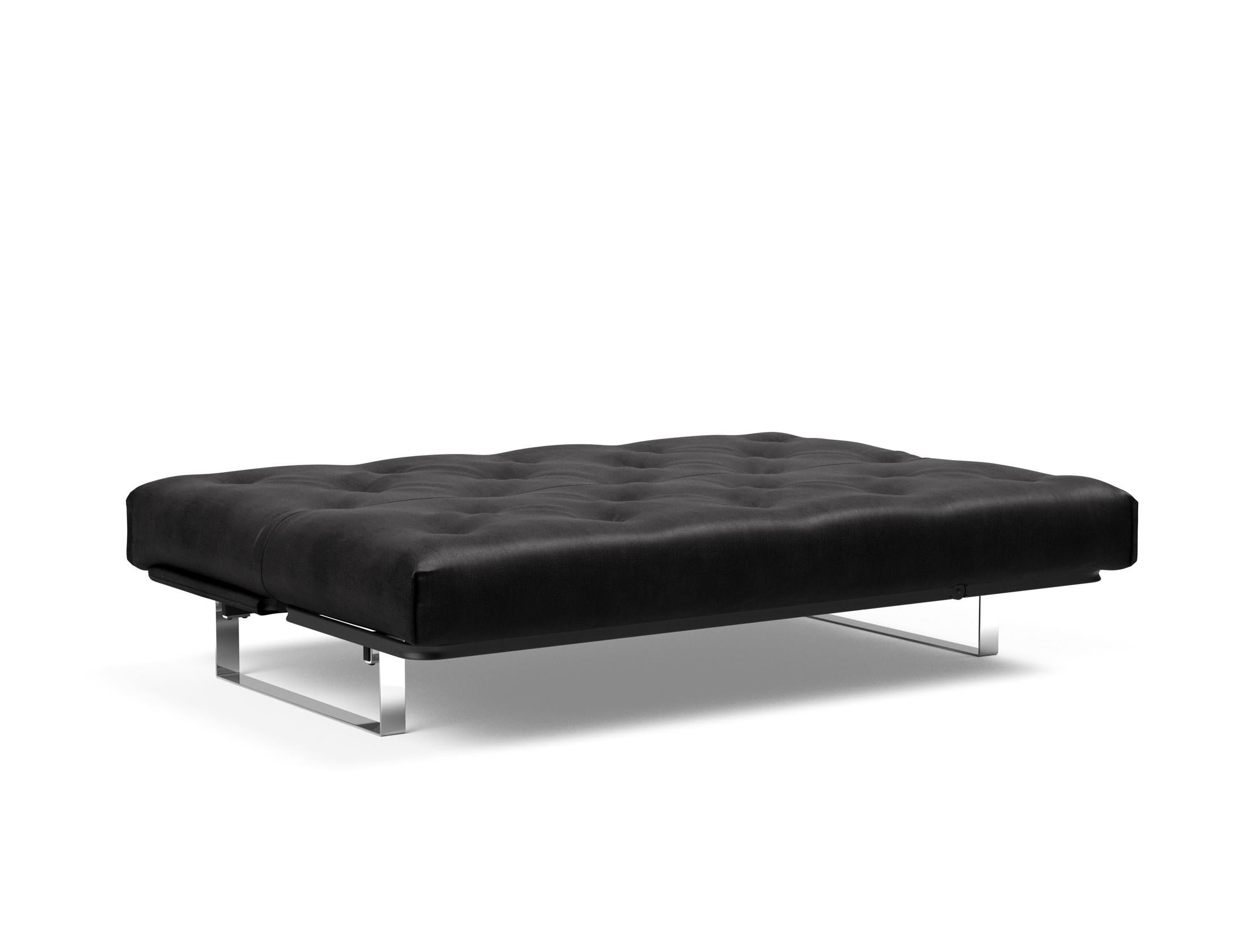 Erleben Sie das Minimum Bettsofa 140 Nordic Soft Spring von Innovation Living – skandinavisches Design trifft auf höchsten Schlafkomfort und vielseitige Nutzung.