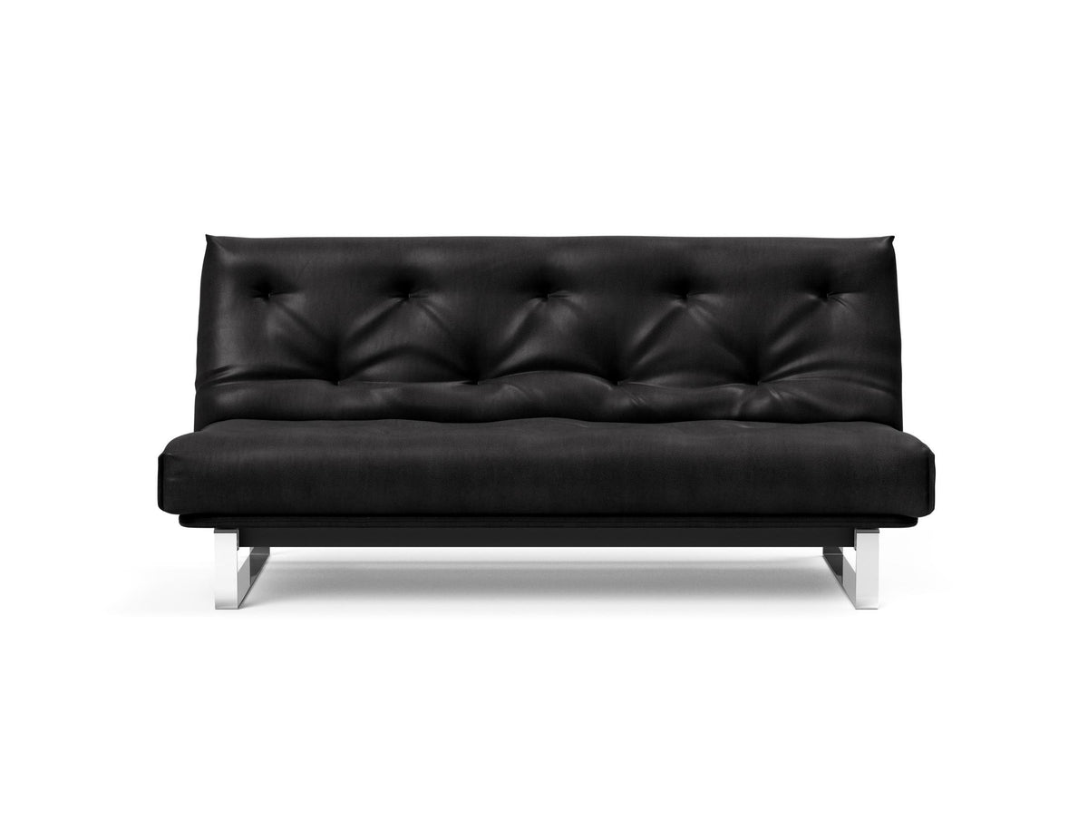 Minimum Bettsofa 140 Nordic mit Gestellbezug Soft Spring in 550 Faunal Black präsentiert im Onlineshop von KAQTU Design AG. Bettsofa ist von Innovation Living