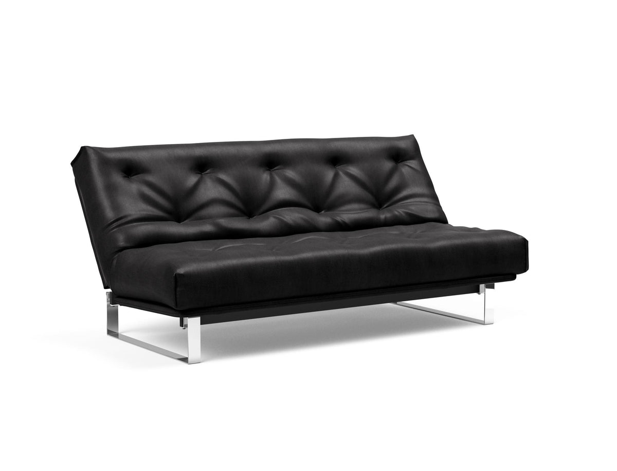 Minimum Bettsofa 140 Nordic mit Gestellbezug Soft Spring in 550 Faunal Black präsentiert im Onlineshop von KAQTU Design AG. Bettsofa ist von Innovation Living