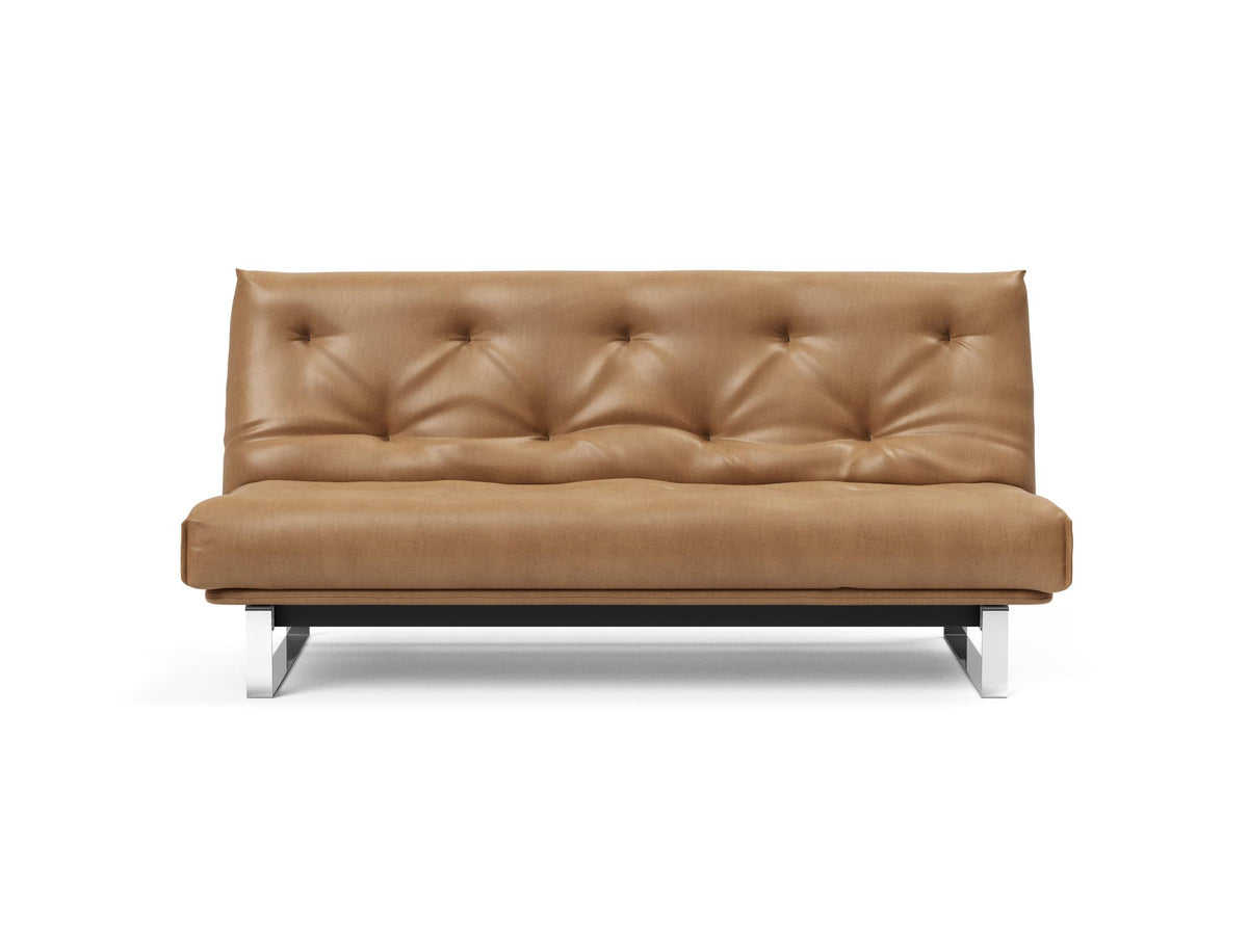 Minimum Bettsofa 140 Nordic mit Gestellbezug Soft Spring in 551 Faunal Brown präsentiert im Onlineshop von KAQTU Design AG. Bettsofa ist von Innovation Living