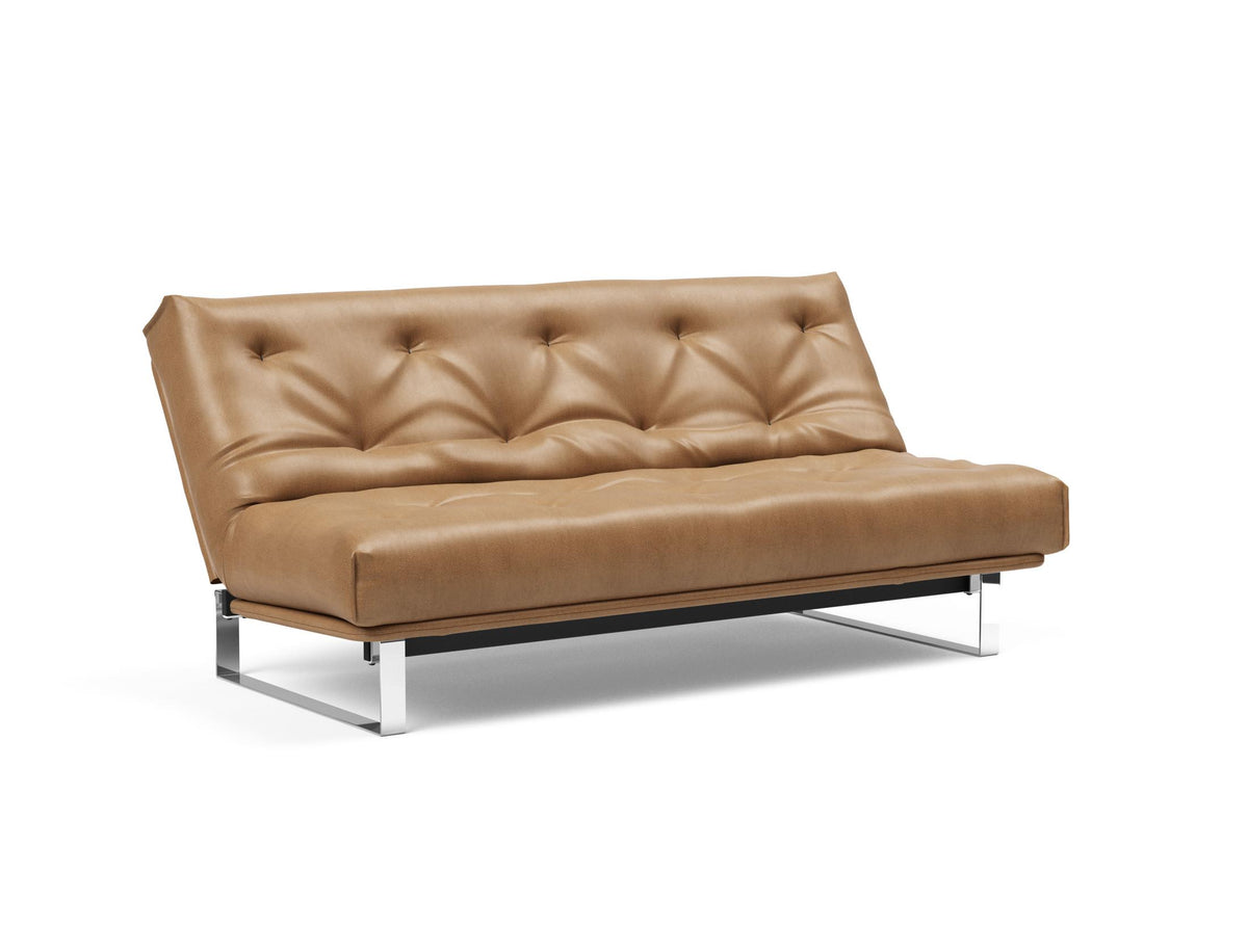 Minimum Bettsofa 140 Nordic mit Gestellbezug Soft Spring in 551 Faunal Brown präsentiert im Onlineshop von KAQTU Design AG. Bettsofa ist von Innovation Living