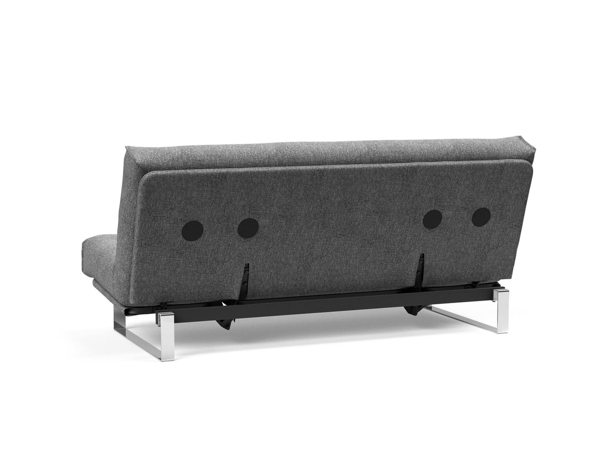 Minimum Bettsofa 140 Nordic mit Gestellbezug Soft Spring in 563 Twist Charcoal präsentiert im Onlineshop von KAQTU Design AG. Bettsofa ist von Innovation Living