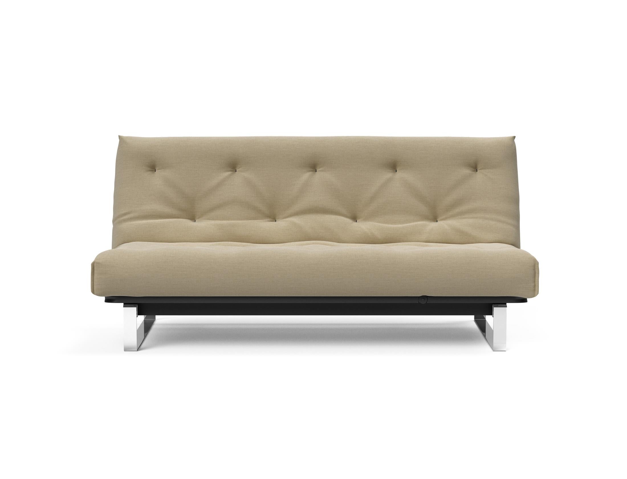Entdecken Sie das Minimum Bettsofa 140 Nordic Soft Spring von Innovation Living – stilvolles Design trifft auf höchsten Schlafkomfort für Ihr Zuhause.