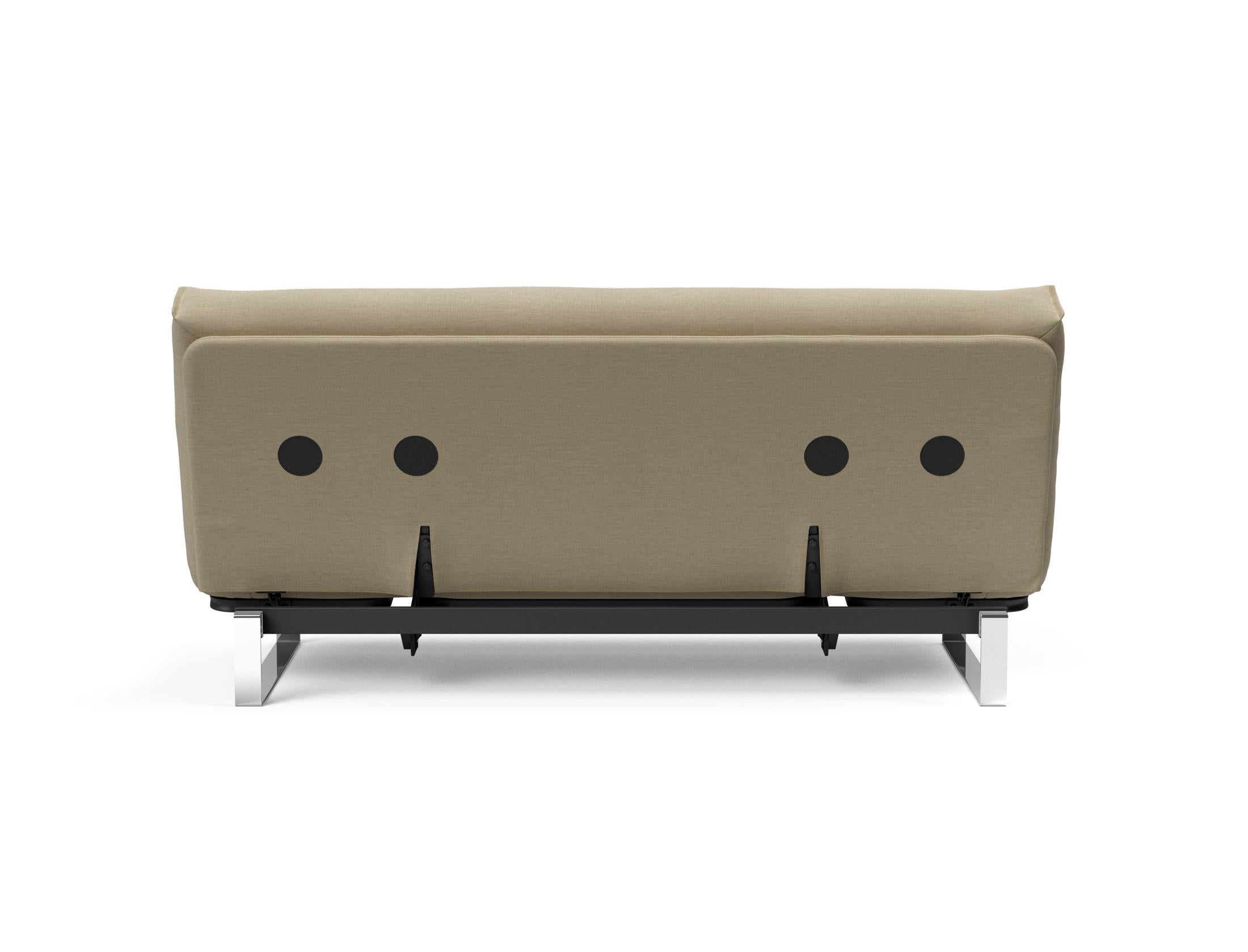 Erleben Sie das Minimum Bettsofa 140 Nordic Soft Spring von Innovation Living – eine perfekte Kombination aus modernem Stil und optimalem Schlafkomfort.