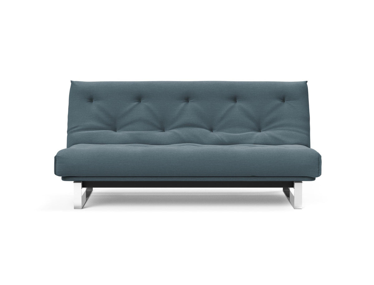 Minimum Bettsofa 140 Nordic mit Gestellbezug Soft Spring in 573 Vivus Dusty Blue präsentiert im Onlineshop von KAQTU Design AG. Bettsofa ist von Innovation Living