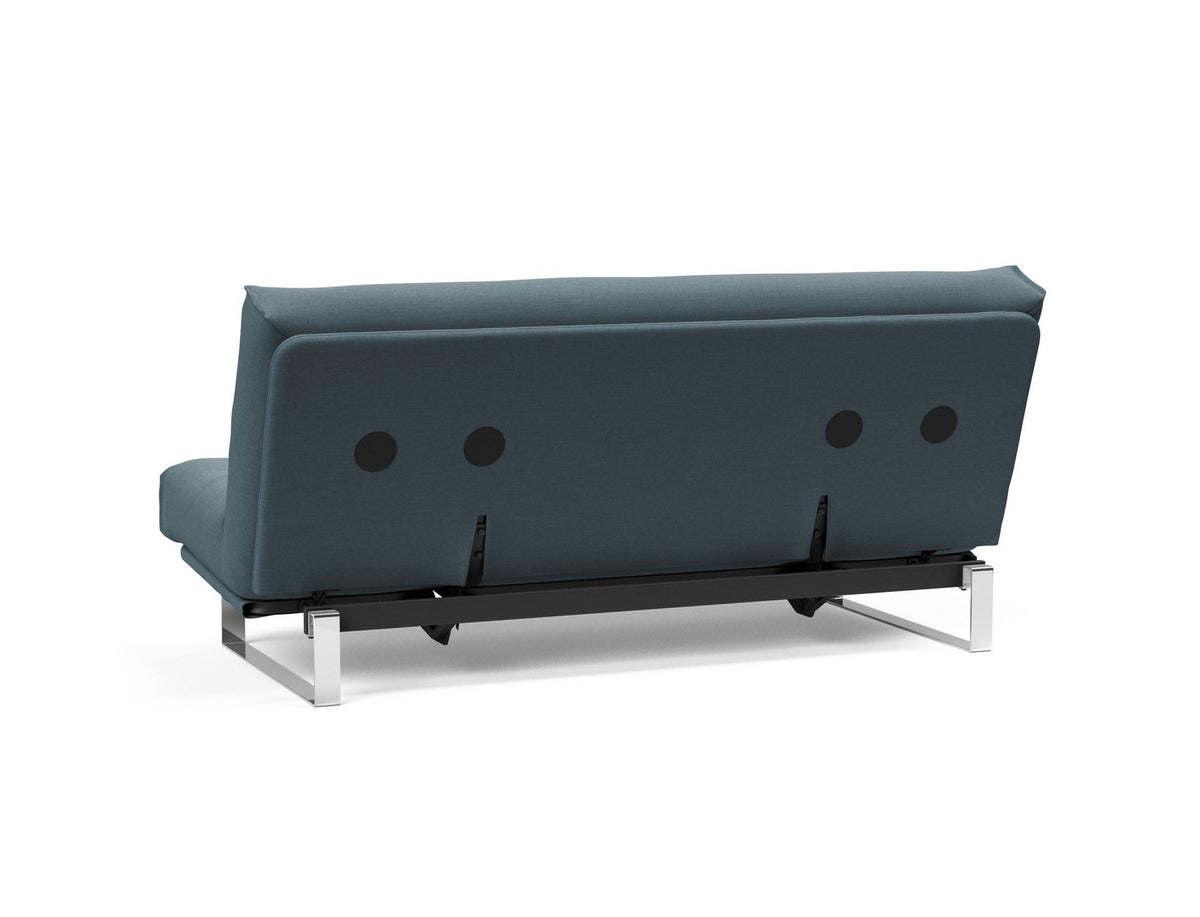 Minimum Bettsofa 140 Nordic mit Gestellbezug Soft Spring in 573 Vivus Dusty Blue präsentiert im Onlineshop von KAQTU Design AG. Bettsofa ist von Innovation Living
