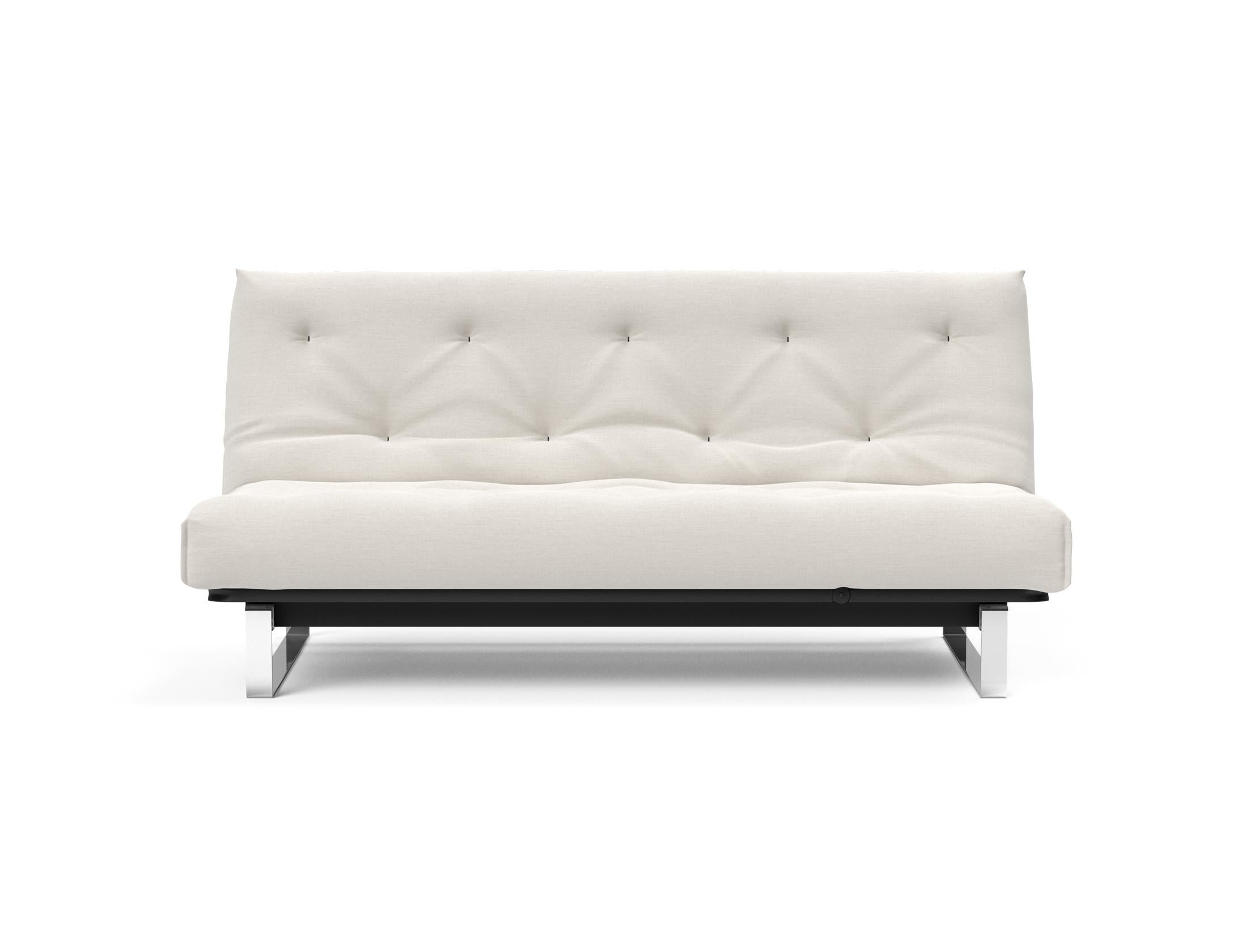Entdecken Sie das Minimum Bettsofa 140 Nordic Soft Spring von Innovation Living – stilvolles Design trifft auf höchsten Schlafkomfort für Ihr Zuhause.