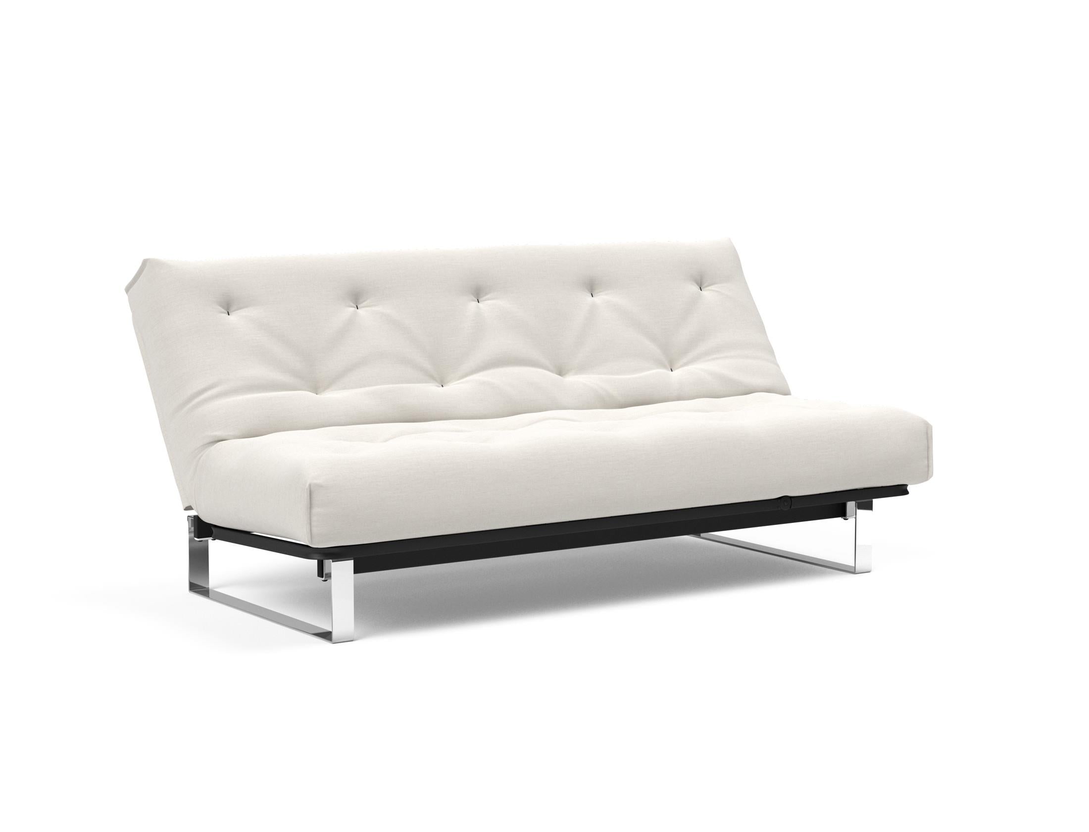 Erleben Sie das Minimum Bettsofa 140 Nordic Soft Spring von Innovation Living – stilvolles skandinavisches Design, das Komfort und Vielseitigkeit vereint.