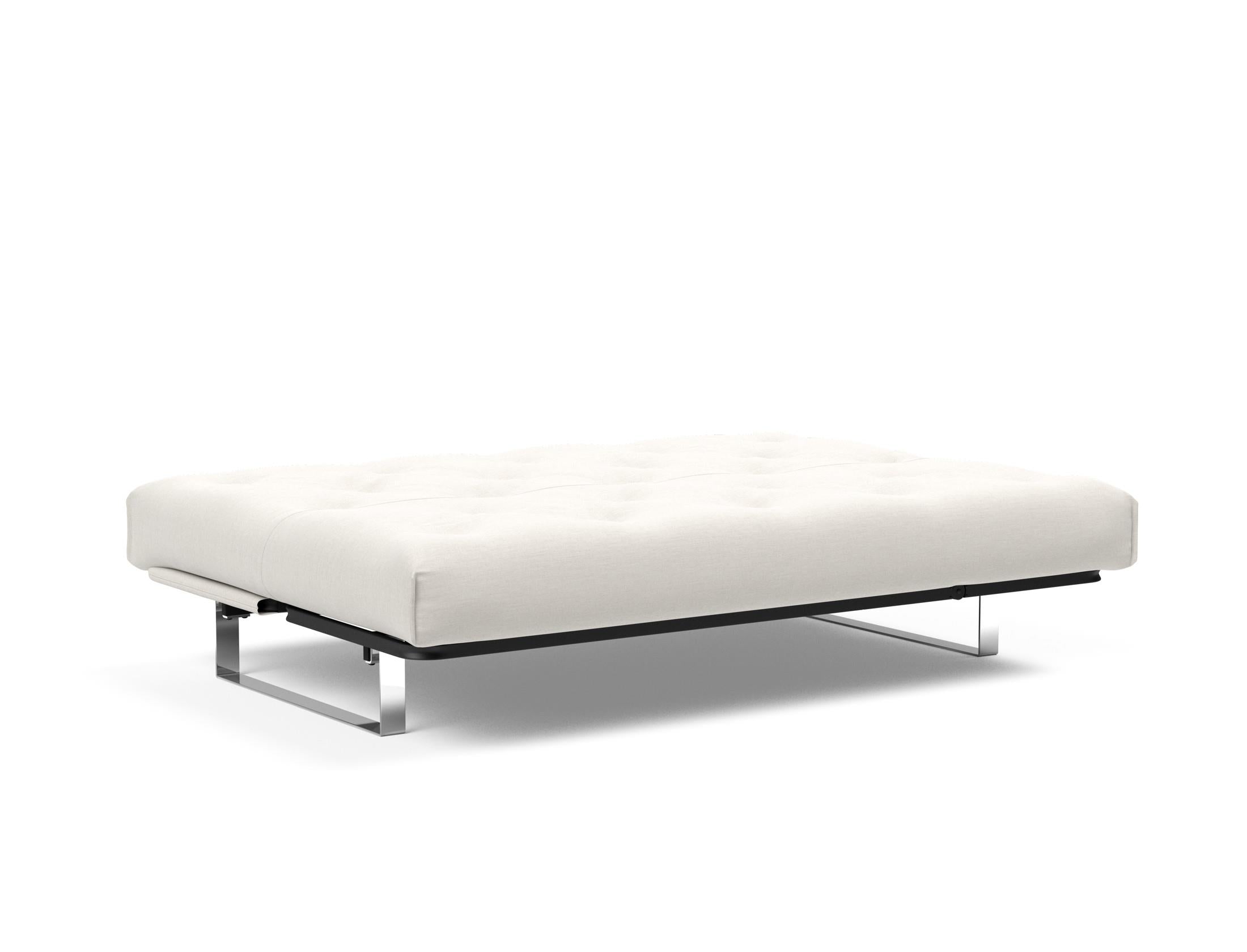 Erleben Sie das Minimum Bettsofa 140 Nordic Soft Spring von Innovation Living – skandinavisches Design trifft auf höchsten Schlafkomfort und vielseitige Nutzung.