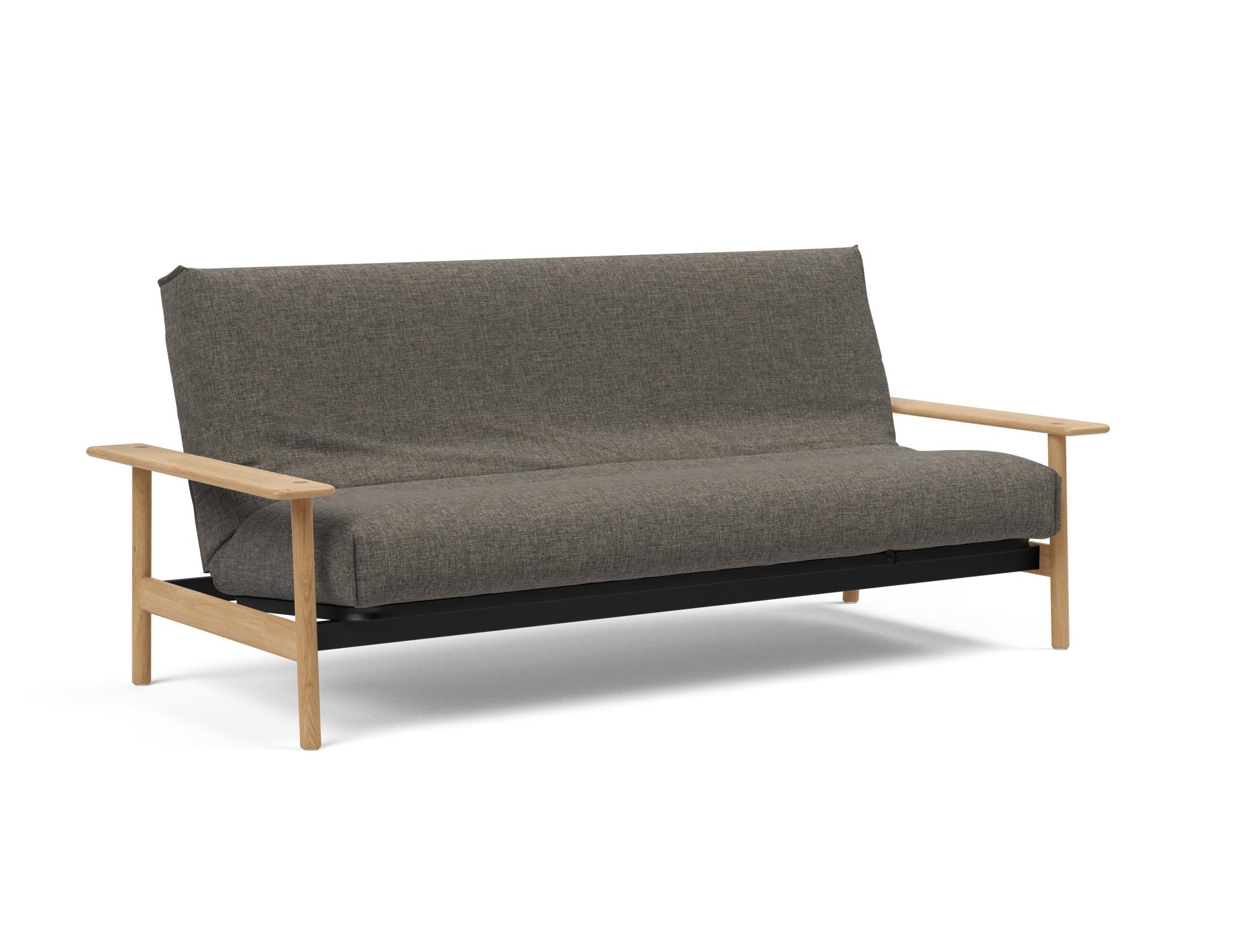 Erleben Sie das Balder Bettsofa 140 Nordic Cover Soft Spring von Innovation Living – eine perfekte Kombination aus modernem Stil und optimalem Schlafkomfort.