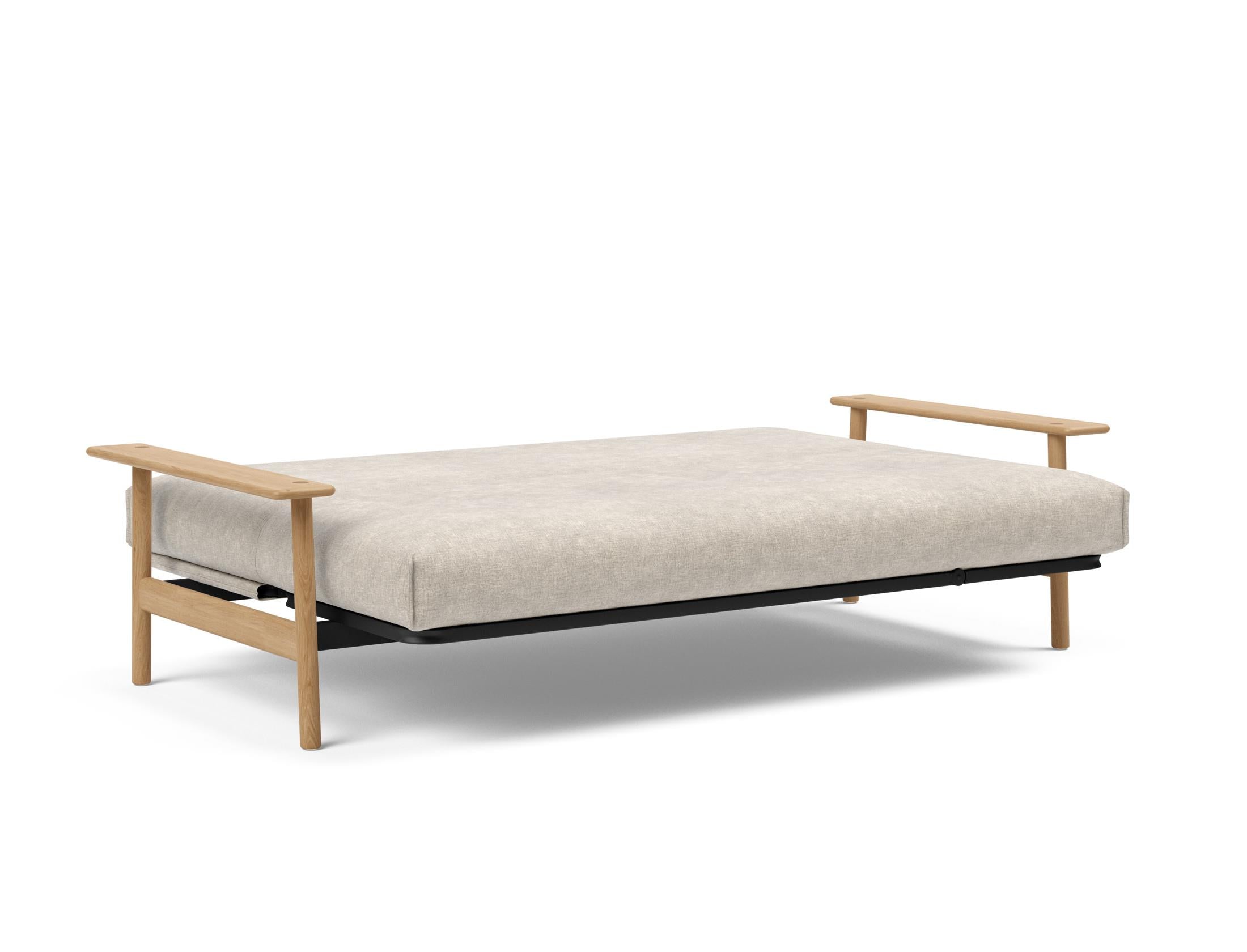 Erleben Sie das Balder Bettsofa 140 Nordic Cover Soft Spring – eine harmonische Verbindung von stilvollem skandinavischen Design und optimalem Komfort.