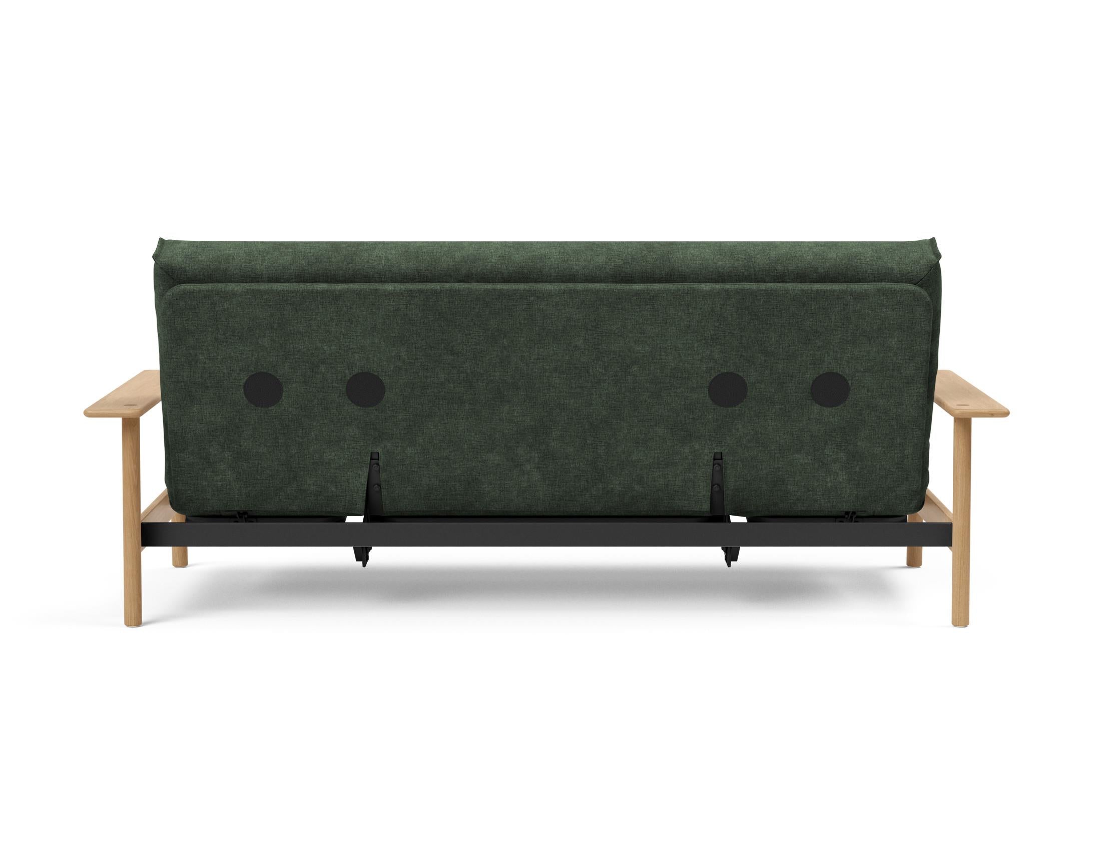 Erleben Sie das Balder Bettsofa 140 Nordic Cover Soft Spring von Innovation Living – eine perfekte Kombination aus modernem Stil und optimalem Schlafkomfort.