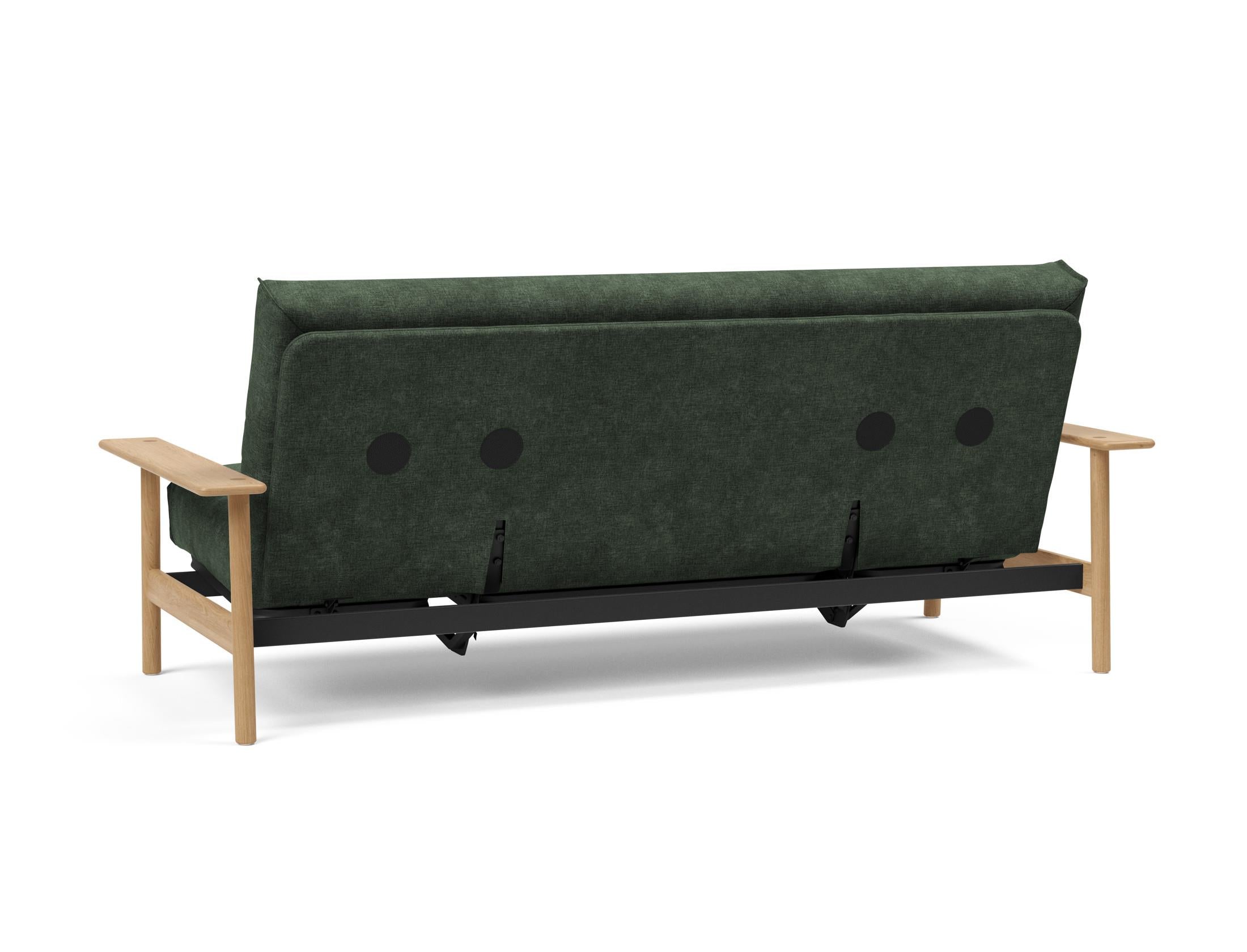 Entdecken Sie das Balder Bettsofa 140 Nordic Cover Soft Spring von Innovation Living – skandinavisches Design trifft auf höchsten Komfort und Funktionalität.