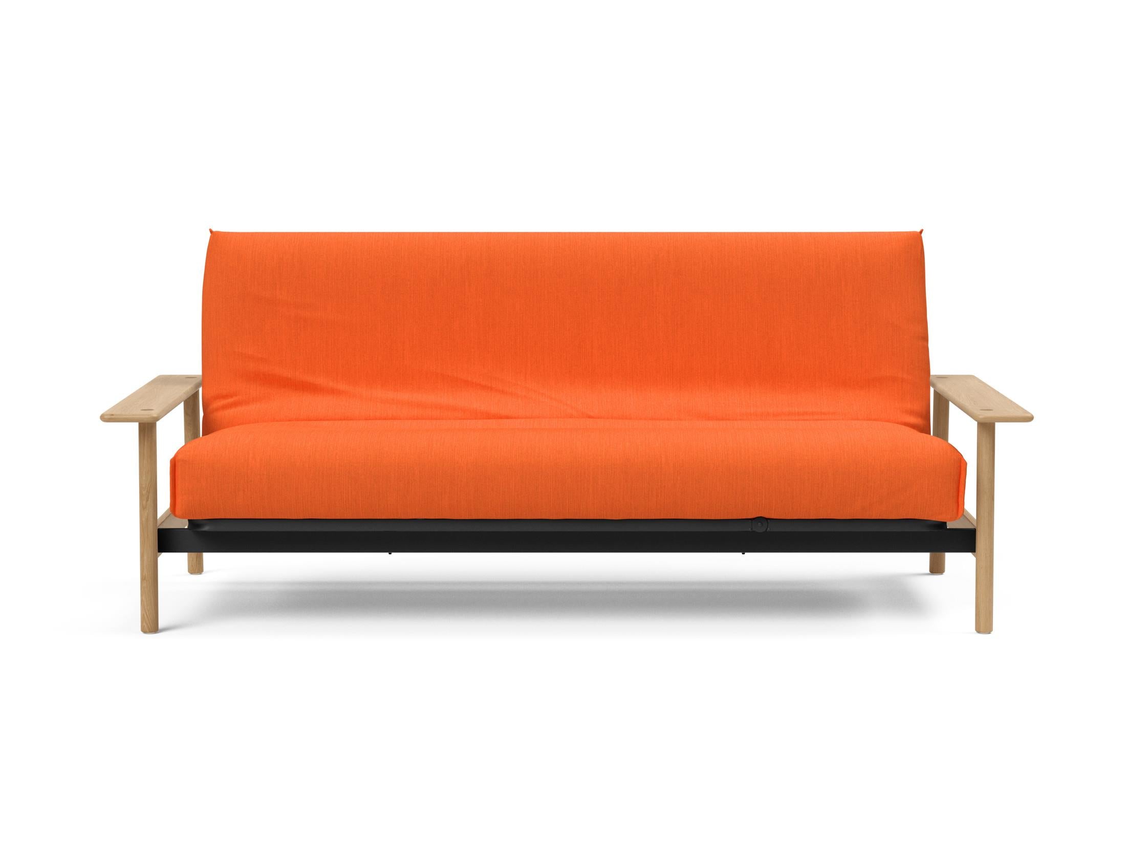 Stylisches Balder Bettsofa 140 mit Nordic Cover, perfekt für moderne Interiors und vielseitig als Schlafgelegenheit für Übernachtungsgäste.