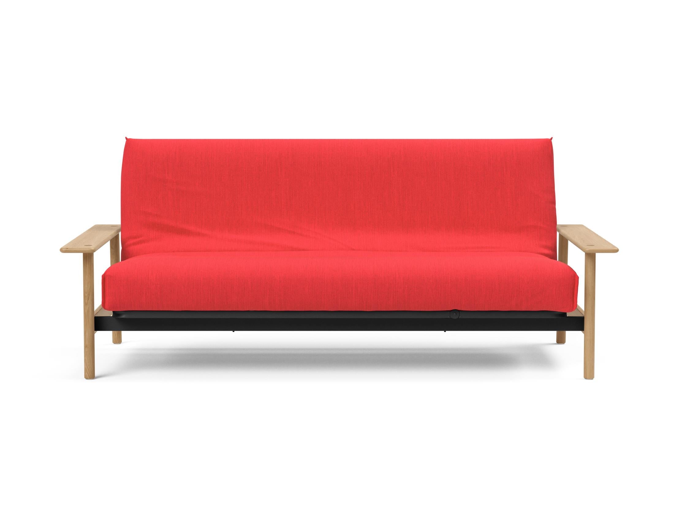 Elegantes Balder Bettsofa 140 in Nordic Cover, ideal für stilvolle Wohnräume und als komfortable Schlaflösung für Gäste.