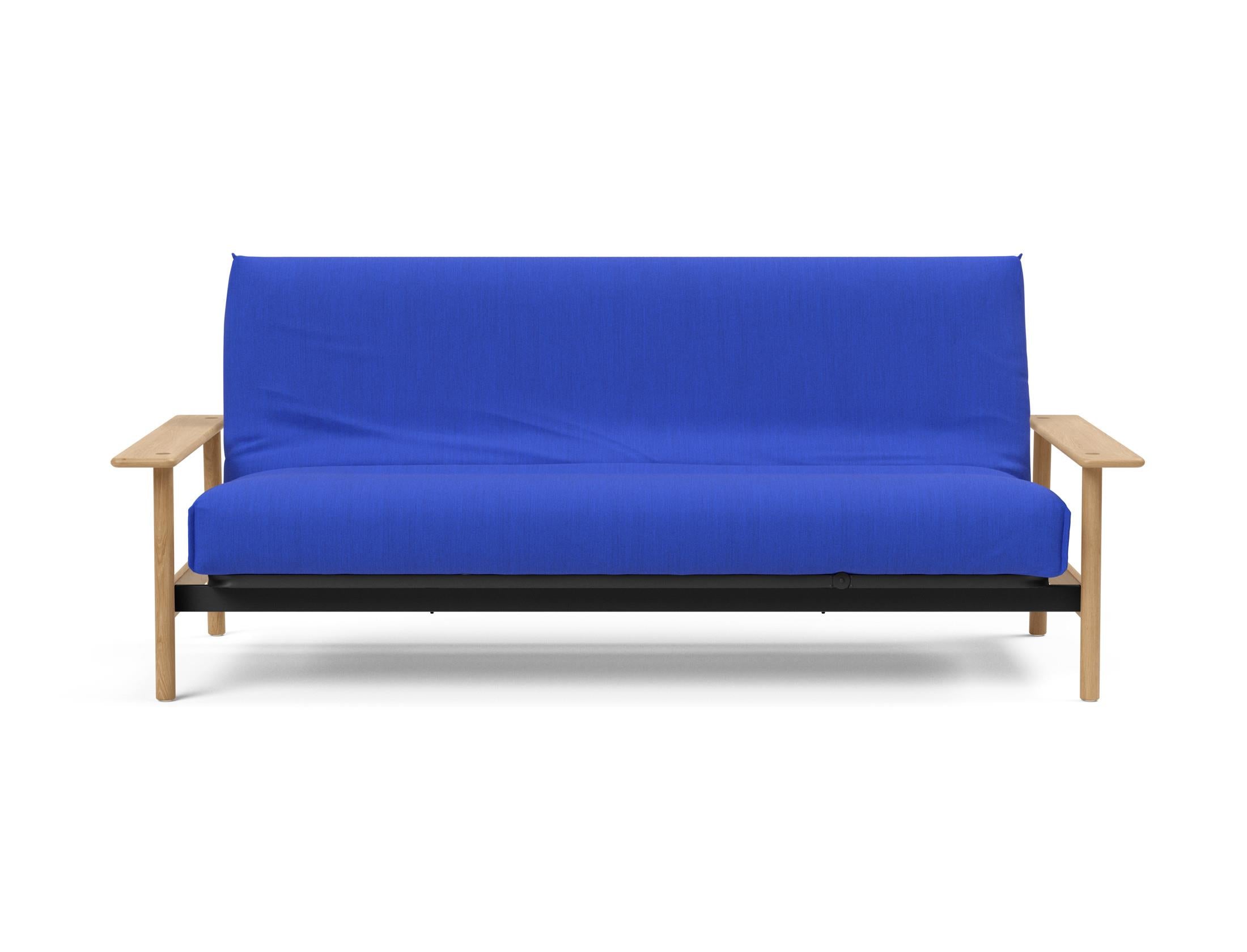 Modernes Balder Bettsofa 140 mit Nordic Cover, perfekt für gemütliche Wohnzimmer und als praktische Schlafgelegenheit für Übernachtungsgäste.