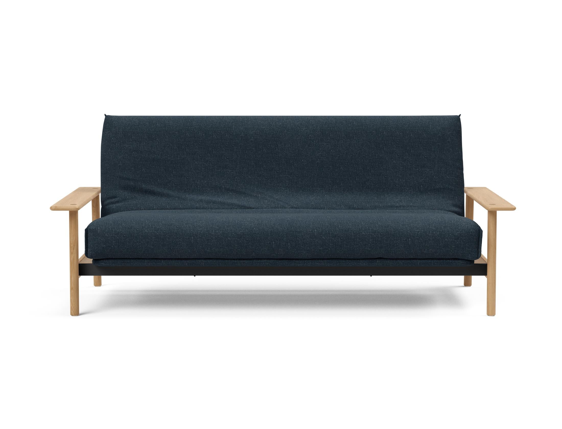 Elegantes Balder Bettsofa 140 in Nordic Cover, ausgestattet mit einem komfortablen Soft Spring Bezug für gemütliche Nächte und modernes Wohndesign.