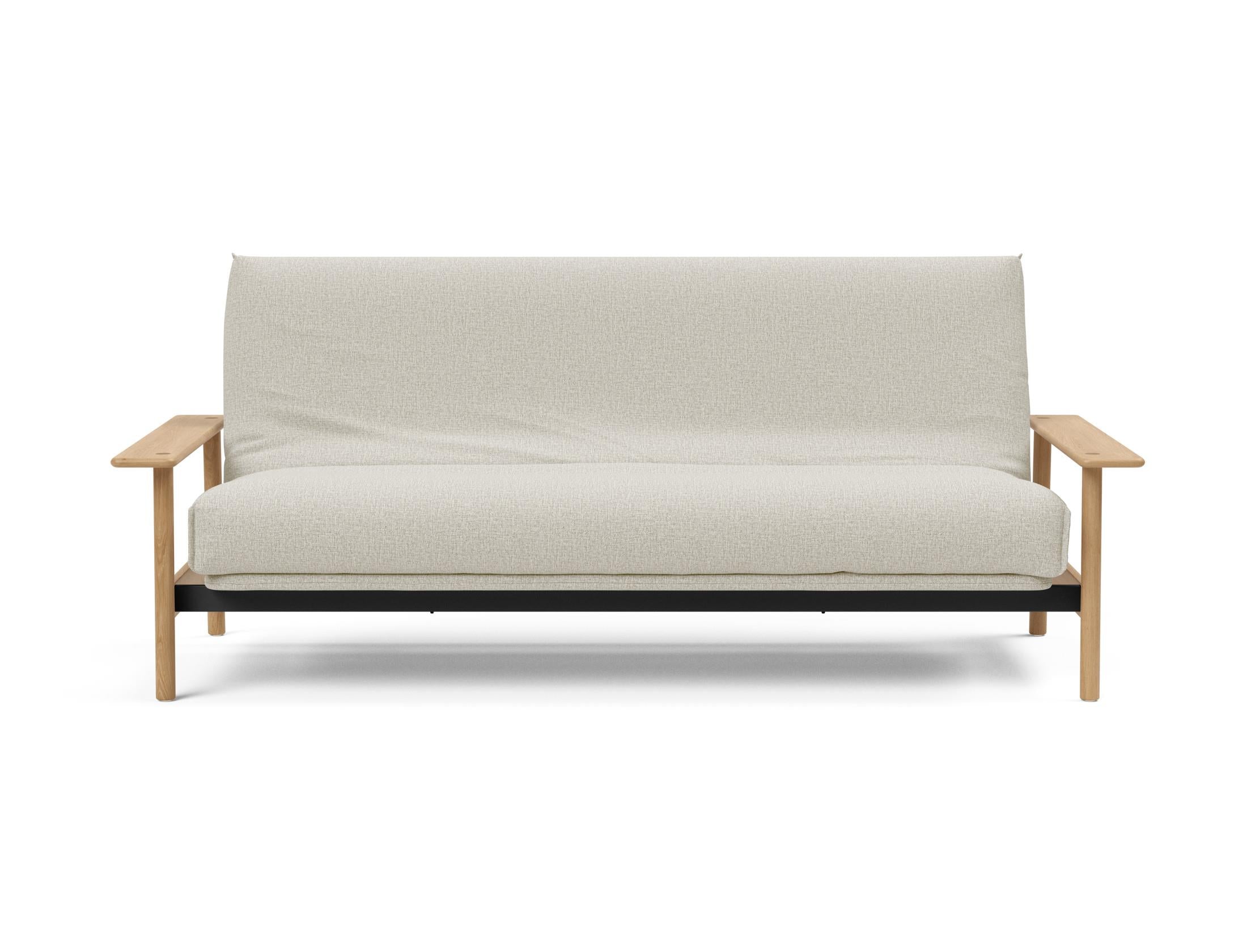 Elegantes Balder Bettsofa 140 in Nordic Cover, perfekt für gemütliche Nächte und stilvolle Wohnräume, ausgestattet mit komfortablem Soft Spring Bezug.