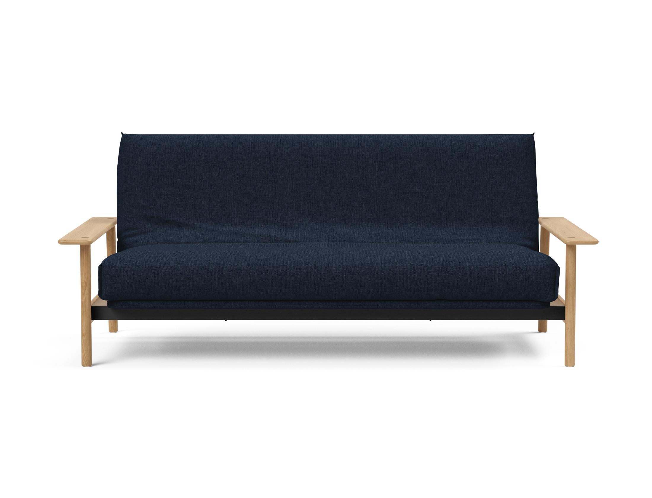 Modernes Balder Bettsofa 140 in Nordic Cover, ideal für entspannte Abende und stilvolle Einrichtung, mit weichem Soft Spring Bezug.