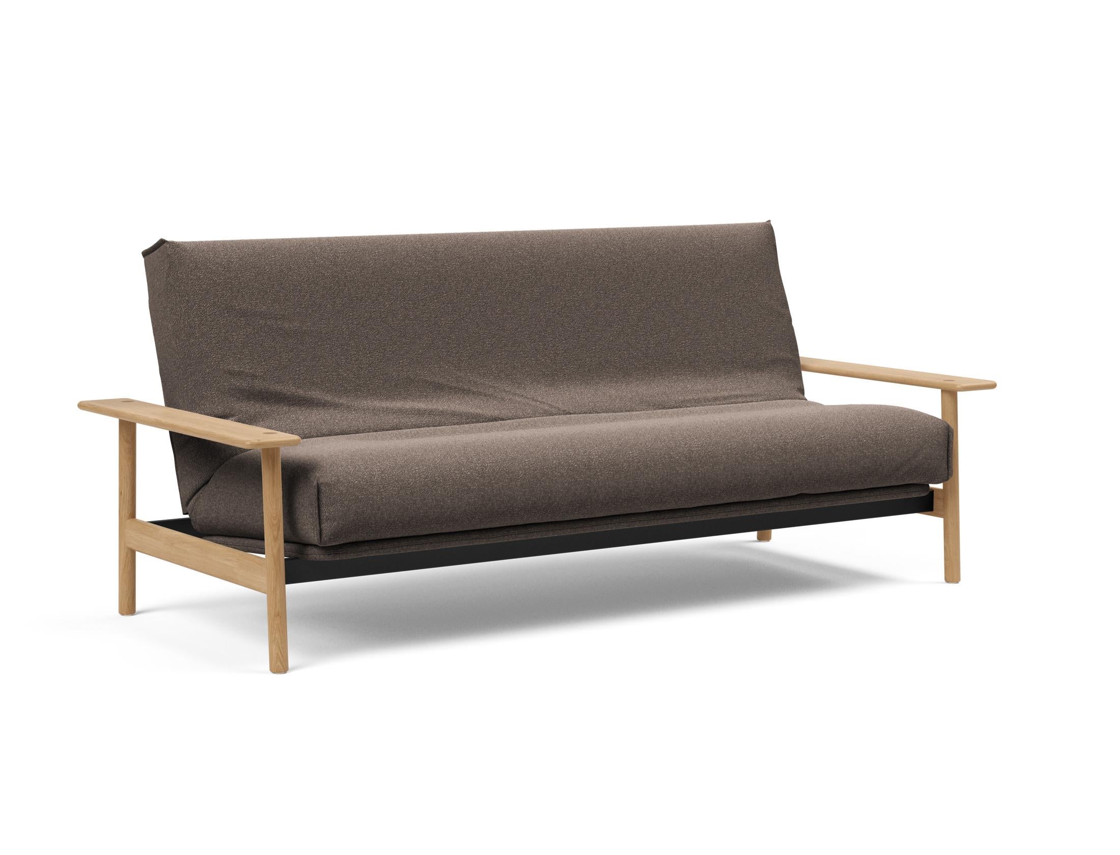 Erleben Sie das Balder Bettsofa 140 Nordic Cover Soft Spring von Innovation Living: modernes skandinavisches Design, optimaler Schlafkomfort und flexible Nutzungsmöglichkeiten.