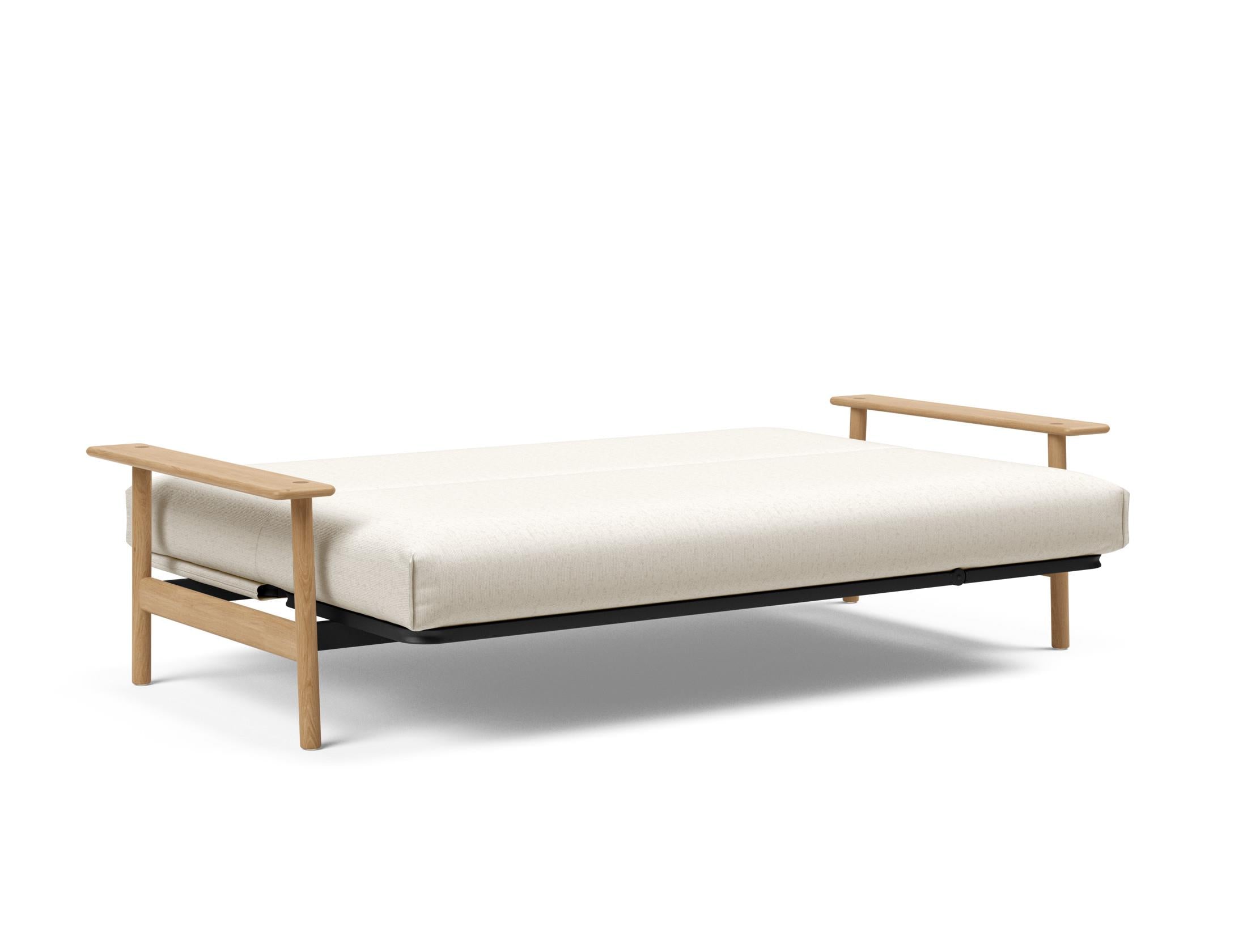 Erleben Sie das Balder Bettsofa 140 Nordic Cover Soft Spring – skandinavisches Design trifft auf höchsten Komfort und vielseitige Nutzungsmöglichkeiten.