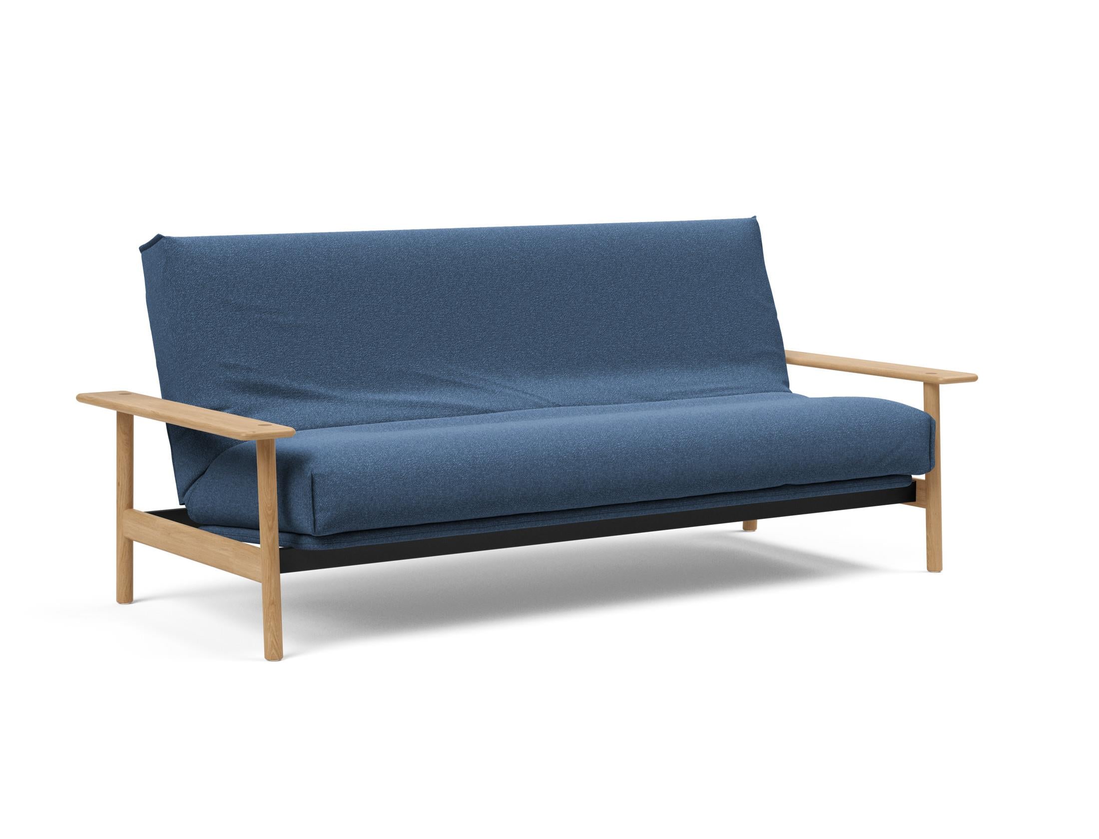 Erleben Sie das Balder Bettsofa 140 Nordic Cover Soft Spring von Innovation Living – eine perfekte Kombination aus modernem Stil und optimalem Schlafkomfort.