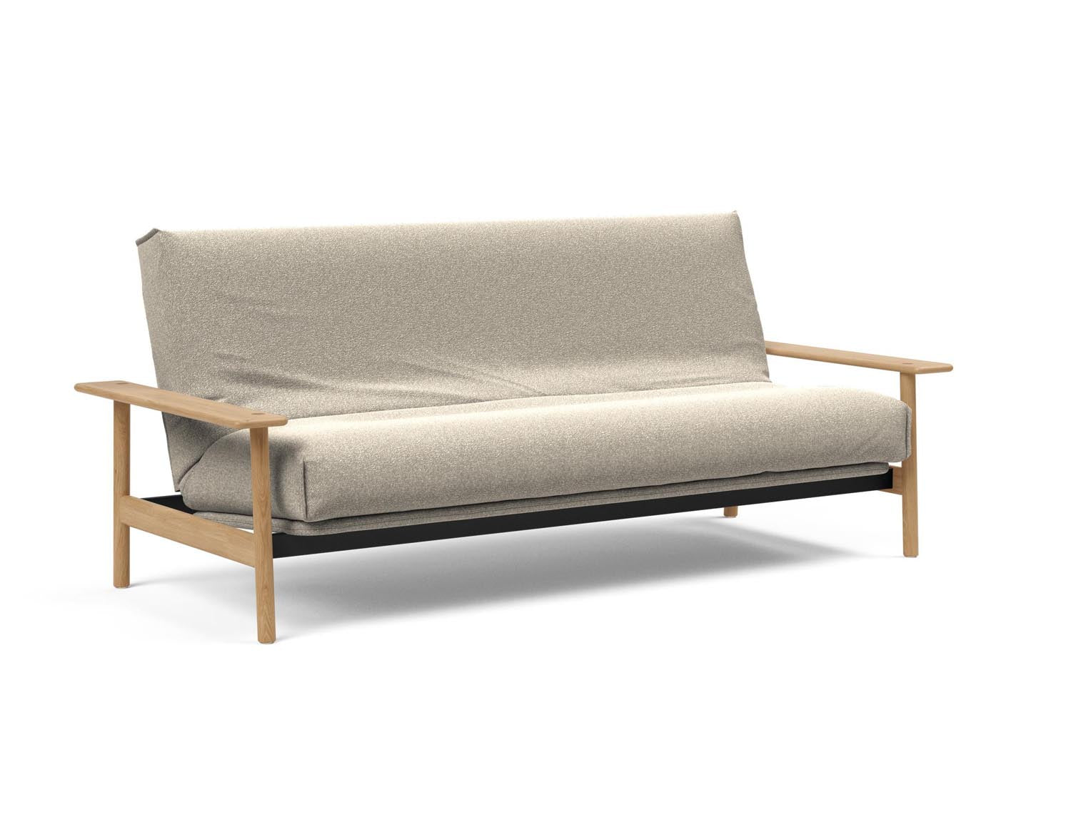 Erleben Sie das Balder Bettsofa 140 Nordic Cover Soft Spring von Innovation Living – eine perfekte Kombination aus modernem Stil und optimalem Schlafkomfort.