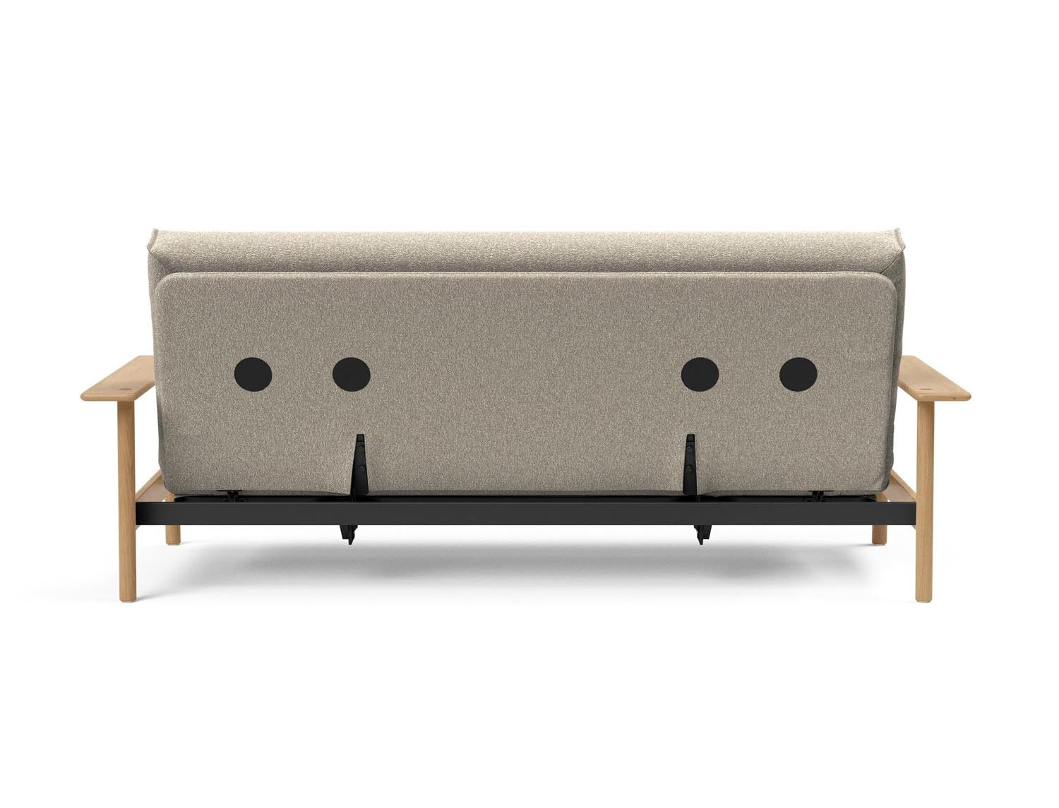 Erleben Sie das Balder Bettsofa 140 Nordic Cover Soft Spring von Innovation Living – eine perfekte Kombination aus modernem Stil und optimalem Schlafkomfort.
