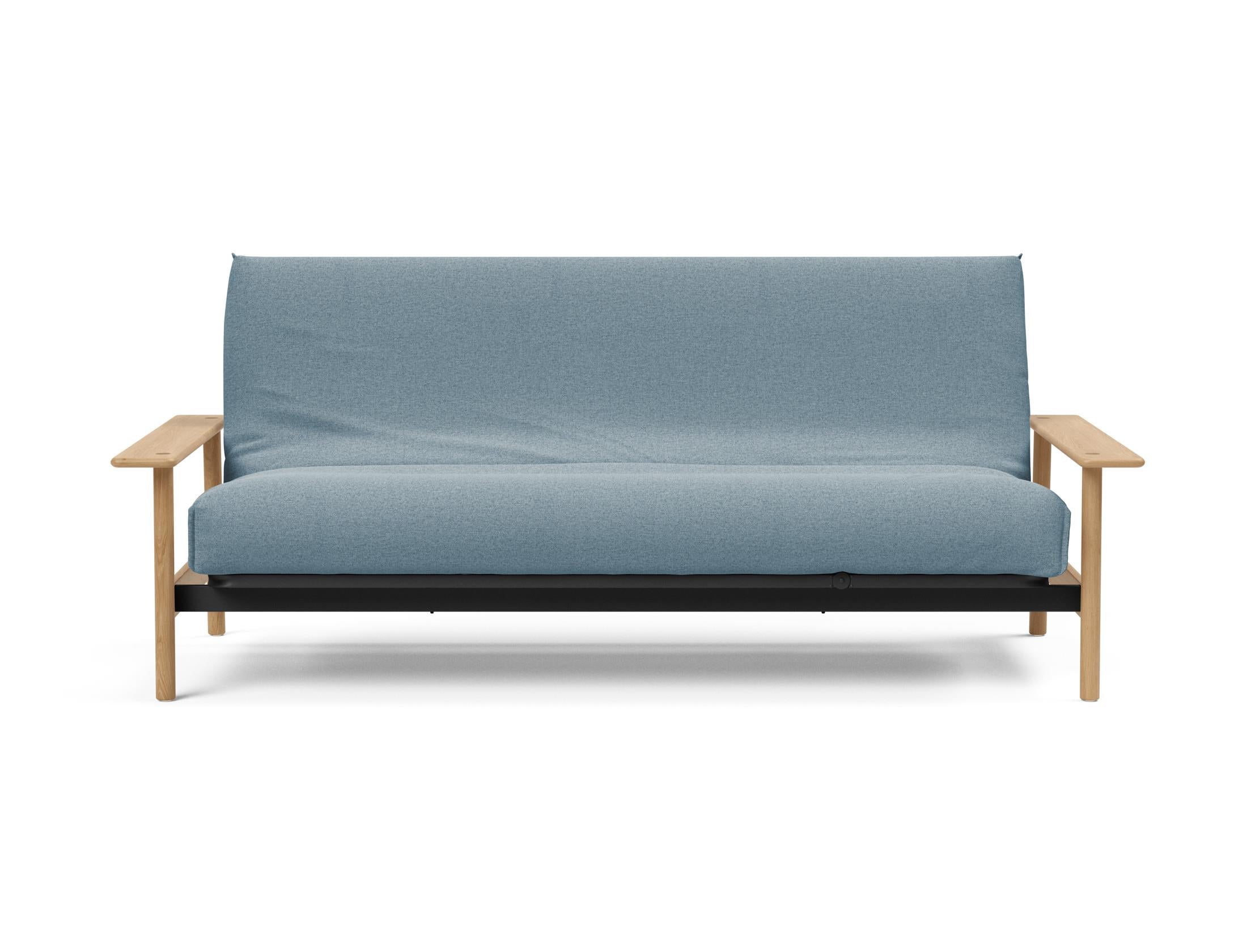 Modernes Balder Bettsofa 140 in Nordic Cover, perfekt für gemütliche Räume und erholsame Nächte mit komfortabler Soft Spring-Technologie.