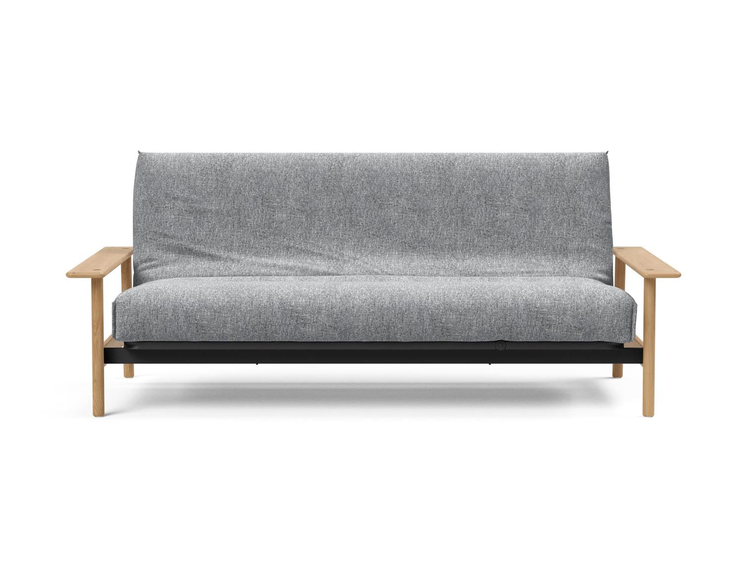 Stylisches Balder Bettsofa 140 in Nordic Cover, perfekt für gemütliche Nächte und modernes Interieur, mit bequemer Soft Spring-Federung.