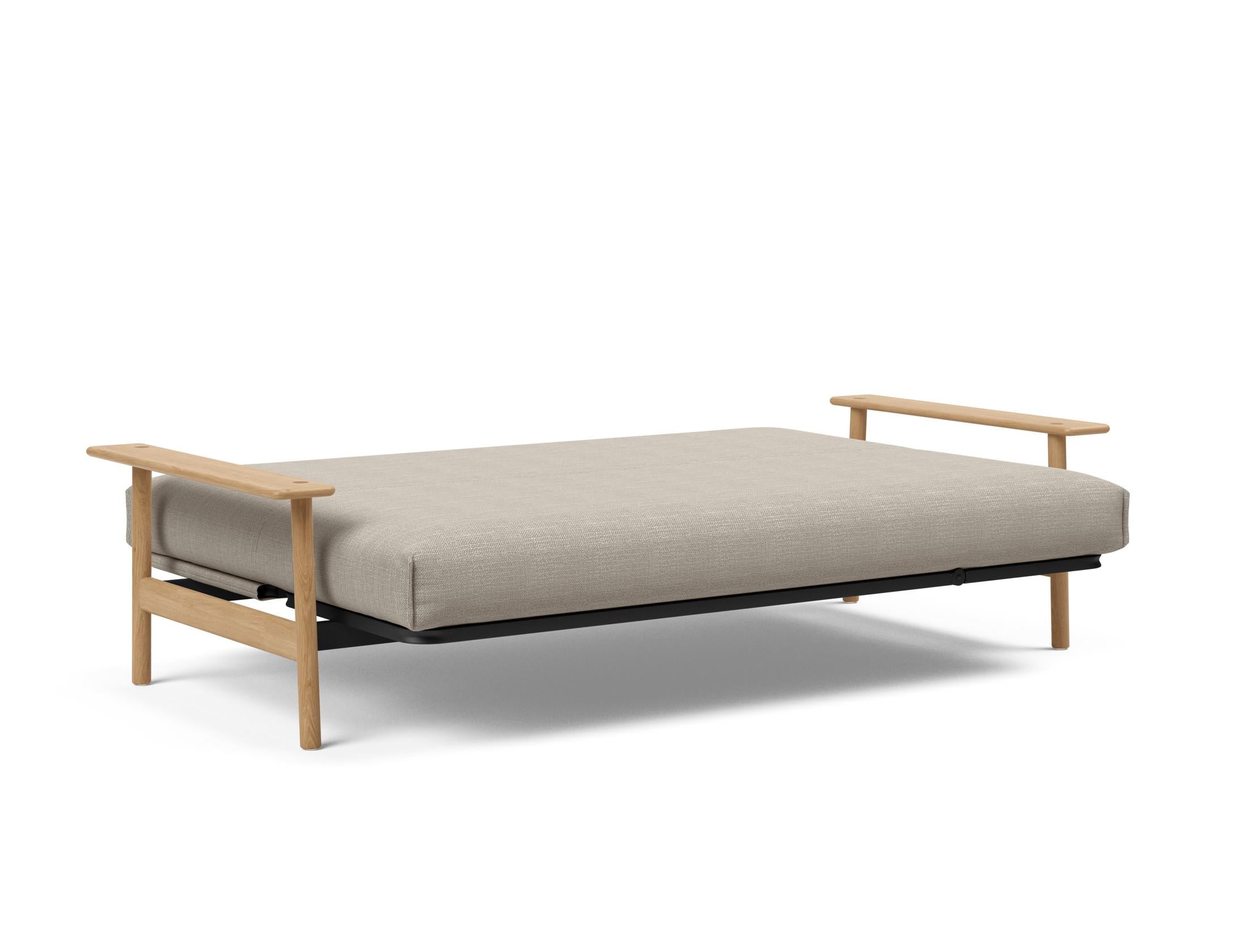 Erleben Sie das Balder Bettsofa 140 Nordic Cover Soft Spring – eine harmonische Verbindung von stilvollem skandinavischen Design und optimalem Komfort.