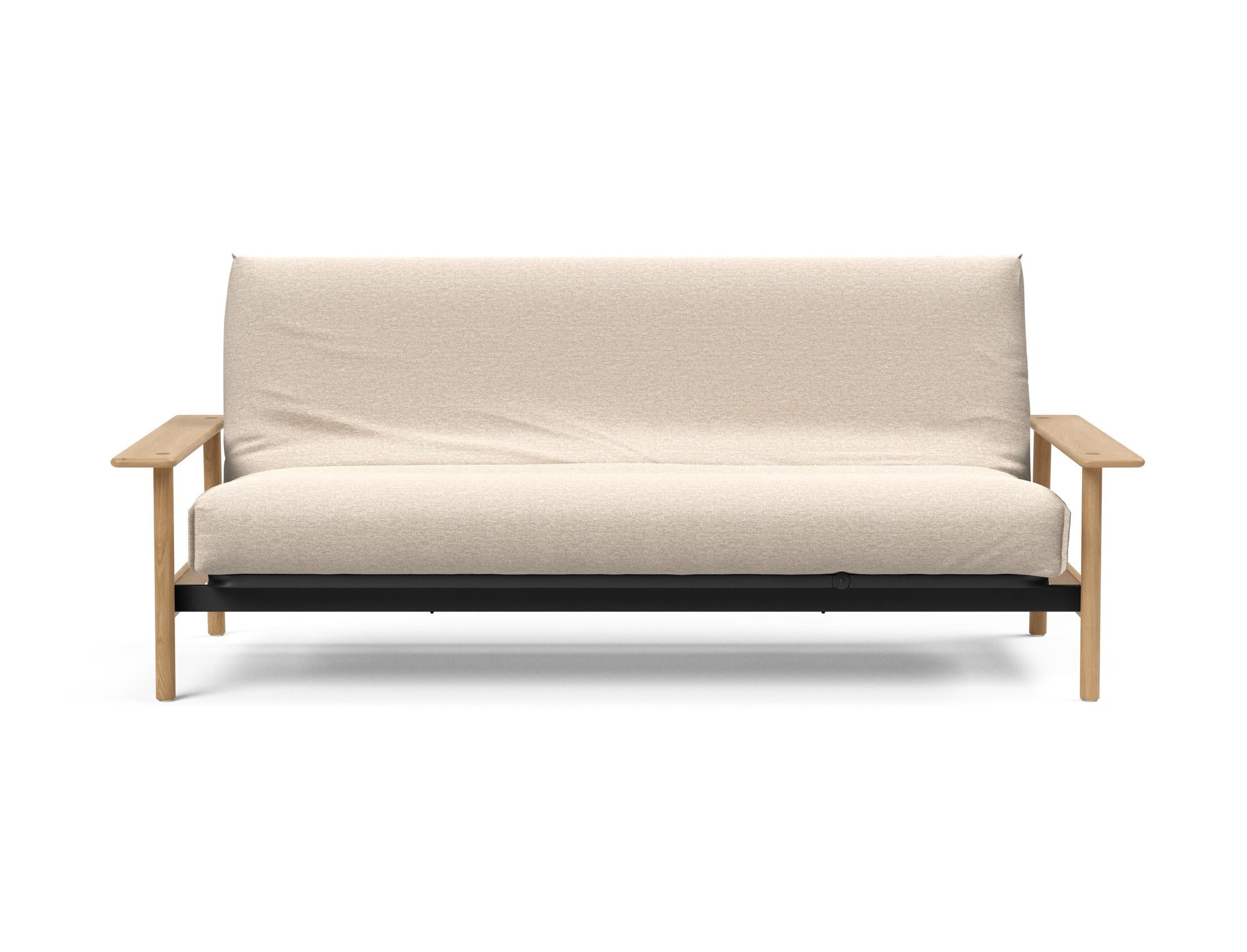 Entdecken Sie das Balder Bettsofa 140 Nordic Cover Soft Spring von Innovation Living – stilvolles Design trifft auf höchsten Schlafkomfort für Ihr Zuhause.