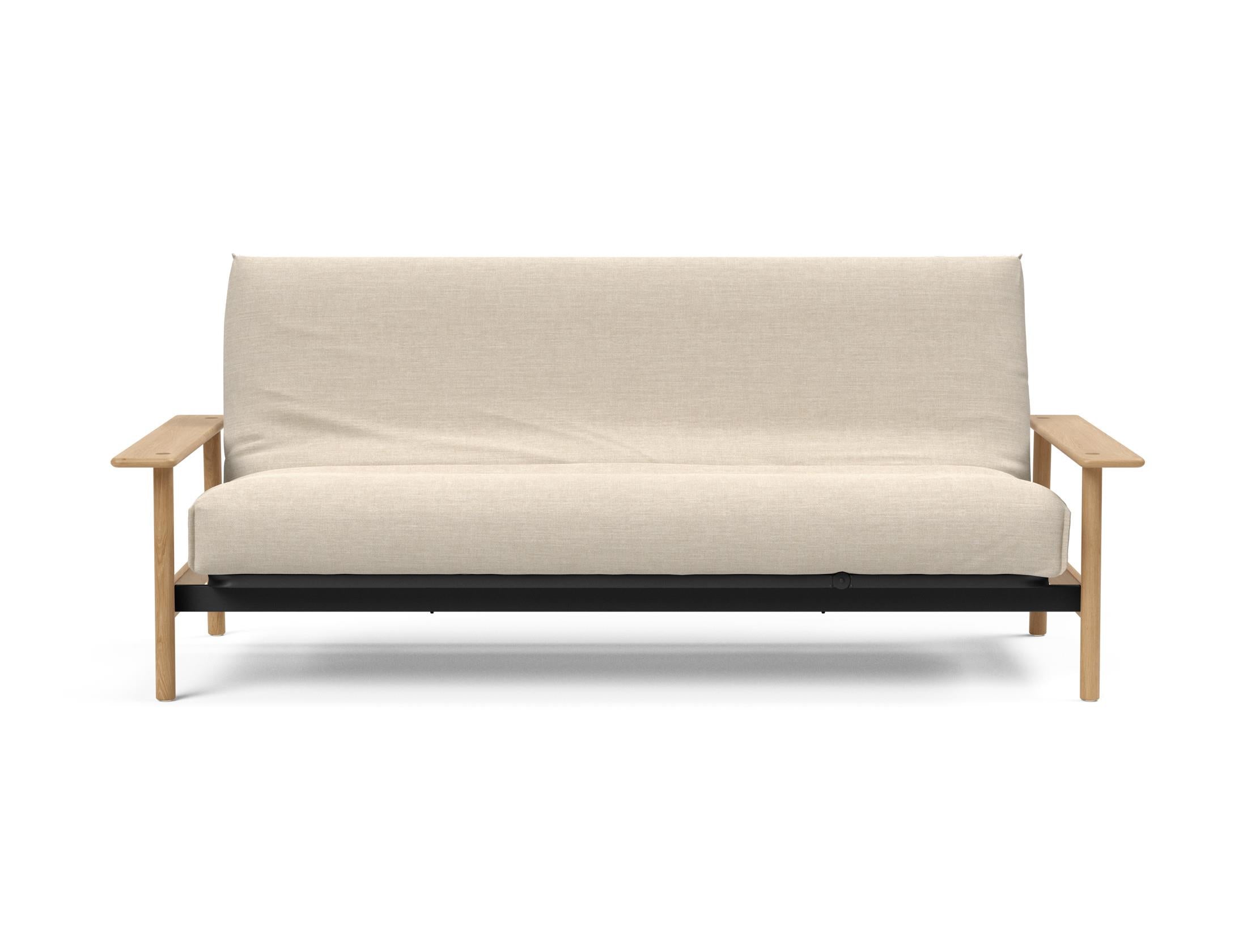 Entdecken Sie das Balder Bettsofa 140 Nordic Cover Soft Spring von Innovation Living – stilvolles Design trifft auf höchsten Schlafkomfort für Ihr Zuhause.