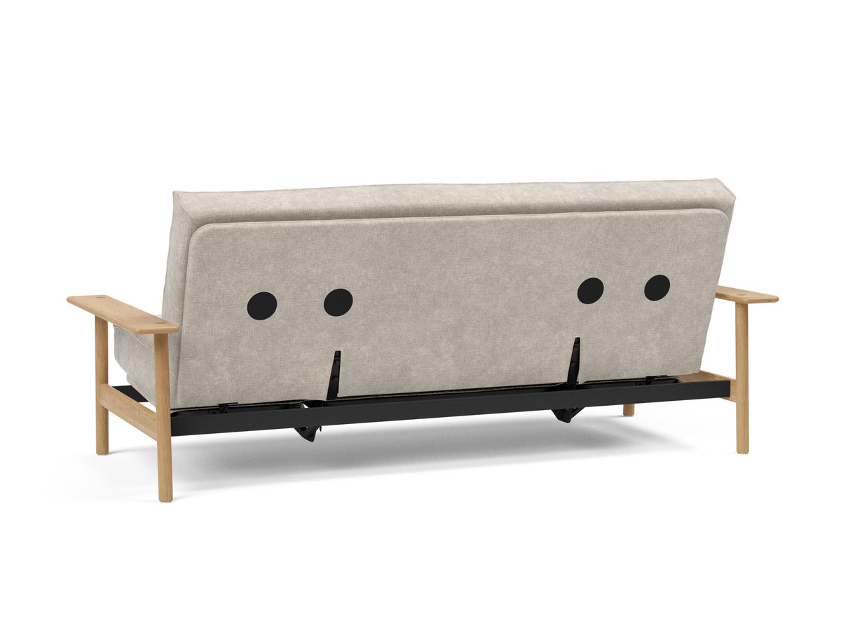 Balder Bettsofa 140 Sharp Plus Cover mit Gestellbezug Soft Spring in 280 Avella Sand präsentiert im Onlineshop von KAQTU Design AG. Bettsofa ist von Innovation Living