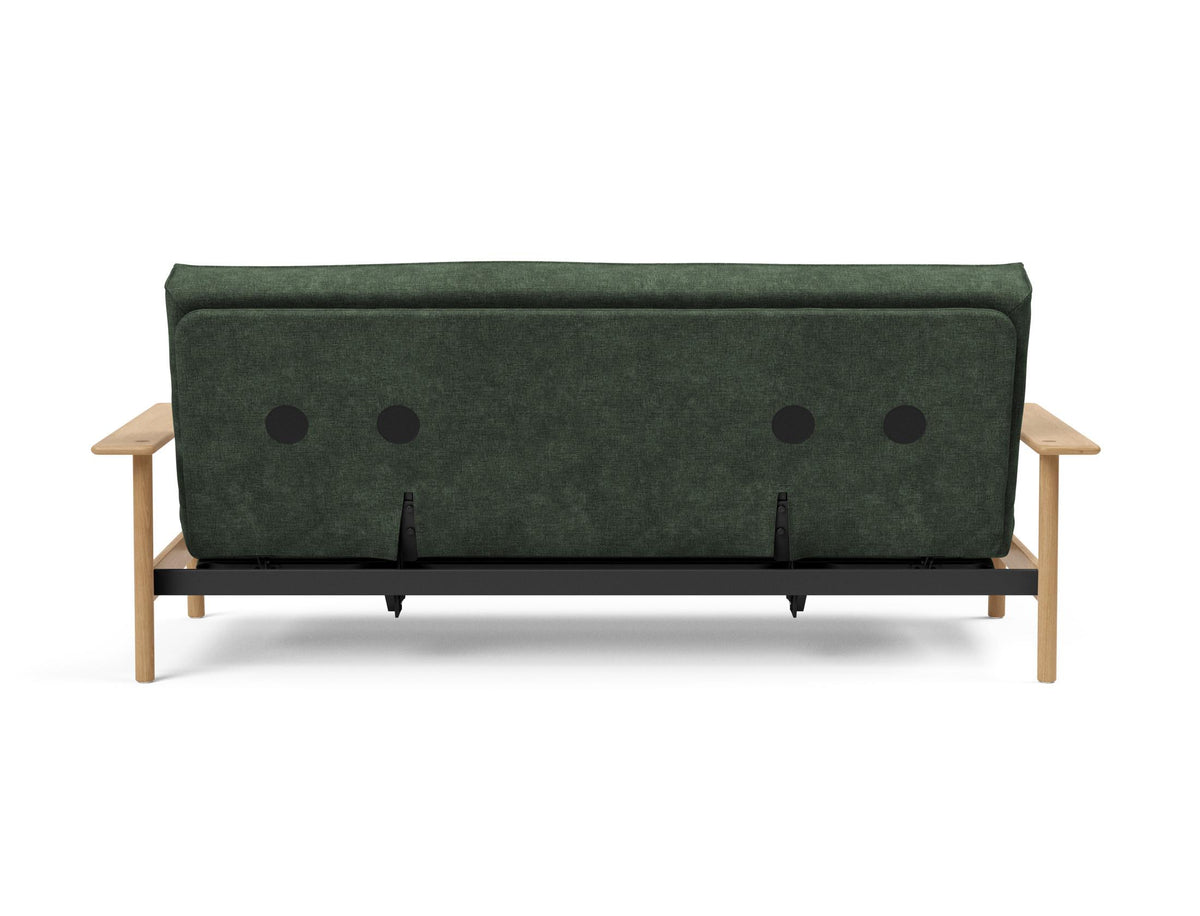 Balder Bettsofa 140 Sharp Plus Cover mit Gestellbezug Soft Spring in 281 Avella Pine Green präsentiert im Onlineshop von KAQTU Design AG. Bettsofa ist von Innovation Living