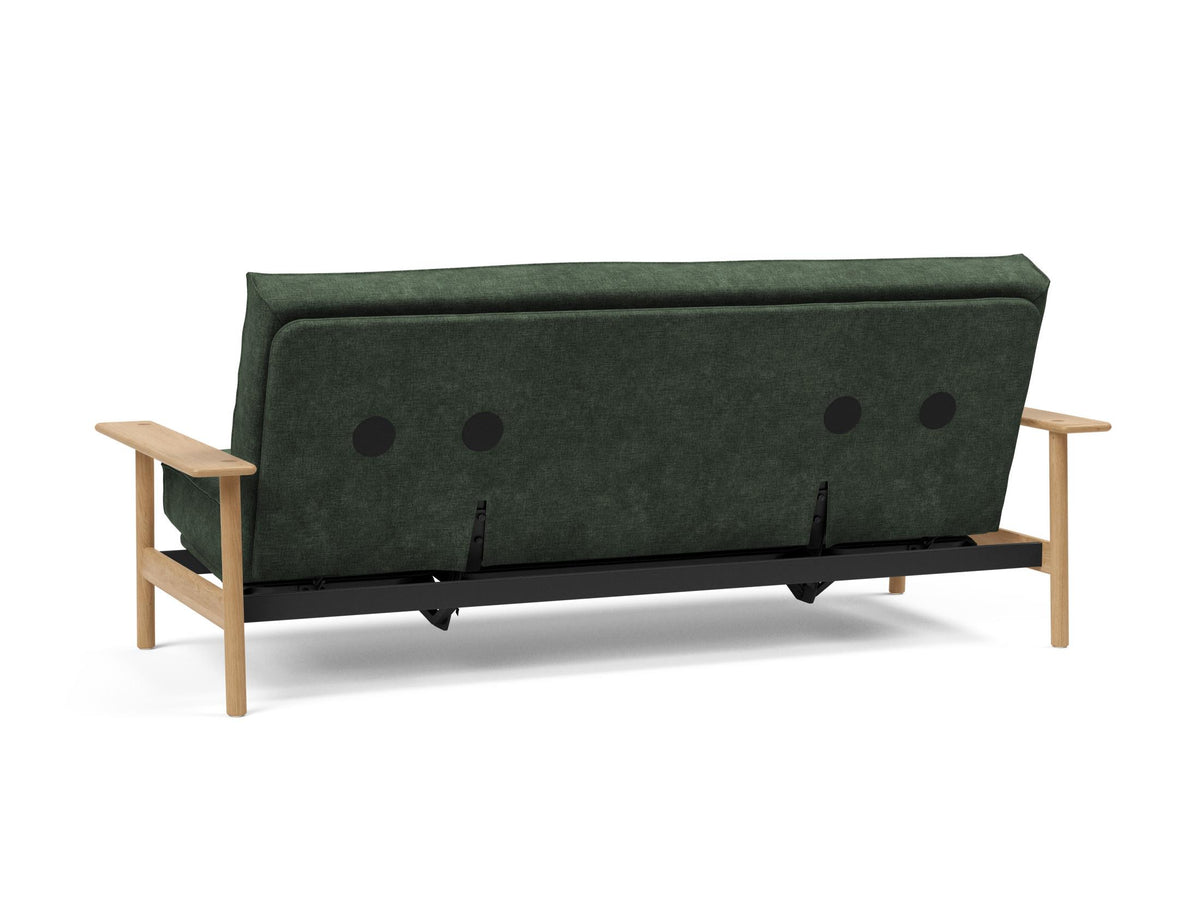 Balder Bettsofa 140 Sharp Plus Cover mit Gestellbezug Soft Spring in 281 Avella Pine Green präsentiert im Onlineshop von KAQTU Design AG. Bettsofa ist von Innovation Living