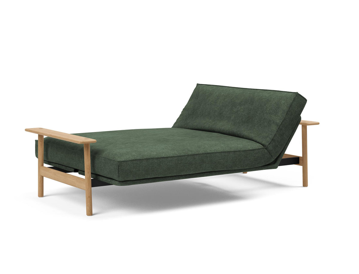 Balder Bettsofa 140 Sharp Plus Cover mit Gestellbezug Soft Spring in 281 Avella Pine Green präsentiert im Onlineshop von KAQTU Design AG. Bettsofa ist von Innovation Living