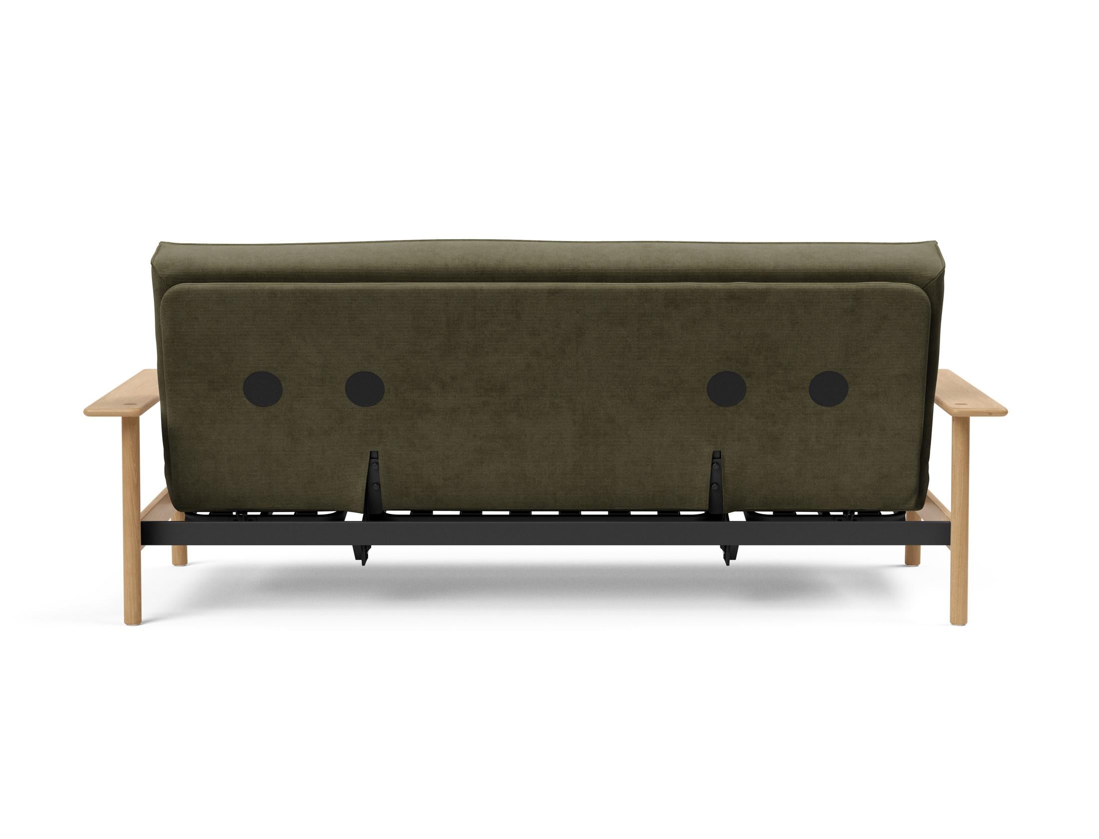 Erleben Sie das Balder Bettsofa 140 Sharp Plus Cover Soft Spring von Innovation Living – modernes Design, hervorragender Komfort und vielseitig einsetzbar.