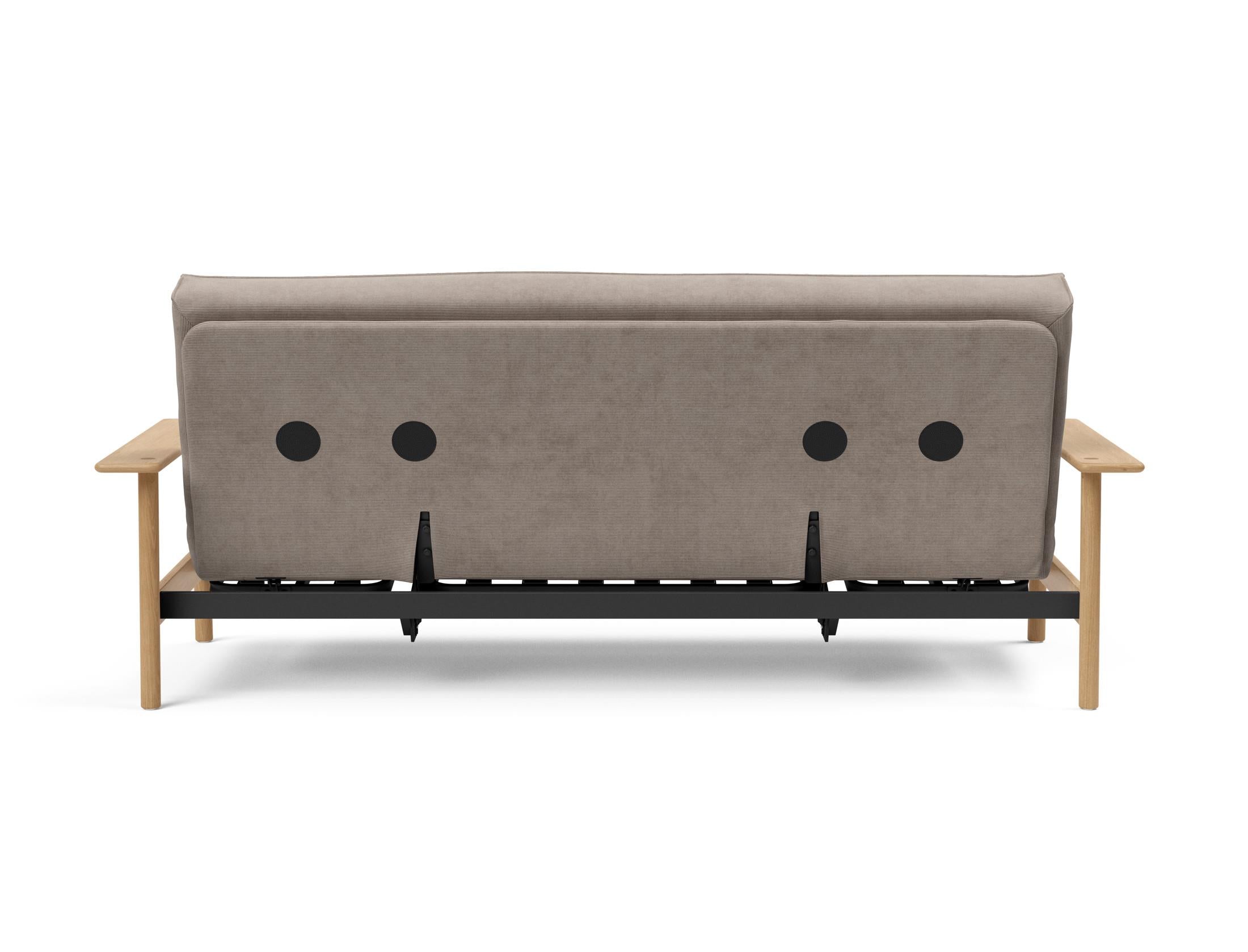 Erleben Sie das Balder Bettsofa 140 Sharp Plus Cover Soft Spring von Innovation Living – modernes Design, hervorragender Komfort und vielseitig einsetzbar.