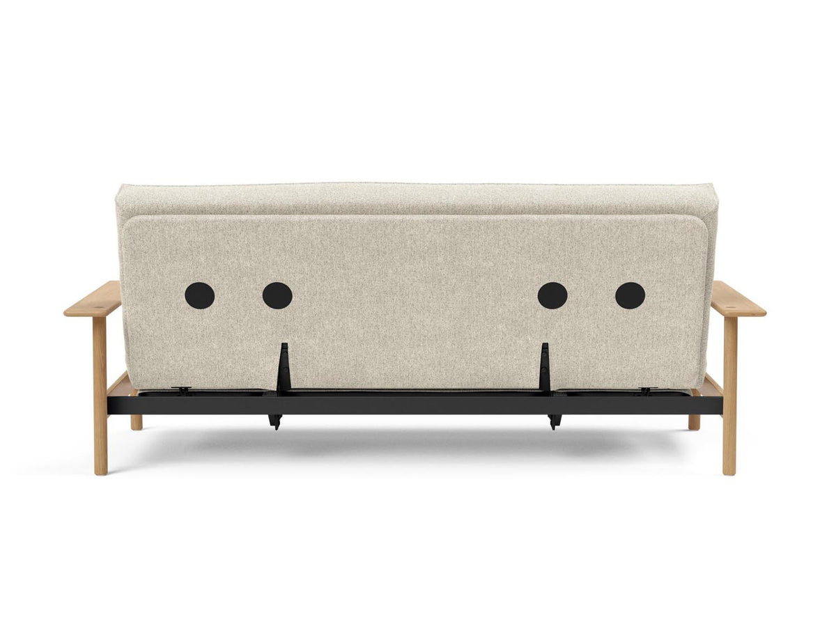 Balder Bettsofa 140 Sharp Plus Cover mit Gestellbezug Soft Spring in 357 Taura Off White präsentiert im Onlineshop von KAQTU Design AG. Bettsofa ist von Innovation Living