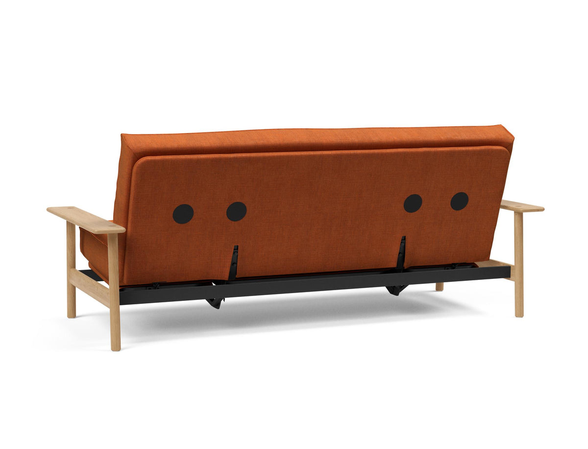 Balder Bettsofa 140 Sharp Plus Cover mit Gestellbezug Soft Spring in 412 Esina Rust Orange präsentiert im Onlineshop von KAQTU Design AG. Bettsofa ist von Innovation Living