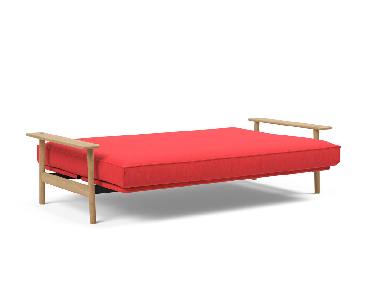 Balder Bettsofa 140 Sharp Plus Cover mit Gestellbezug Soft Spring in 511 Elegance Red präsentiert im Onlineshop von KAQTU Design AG. Bettsofa ist von Innovation Living