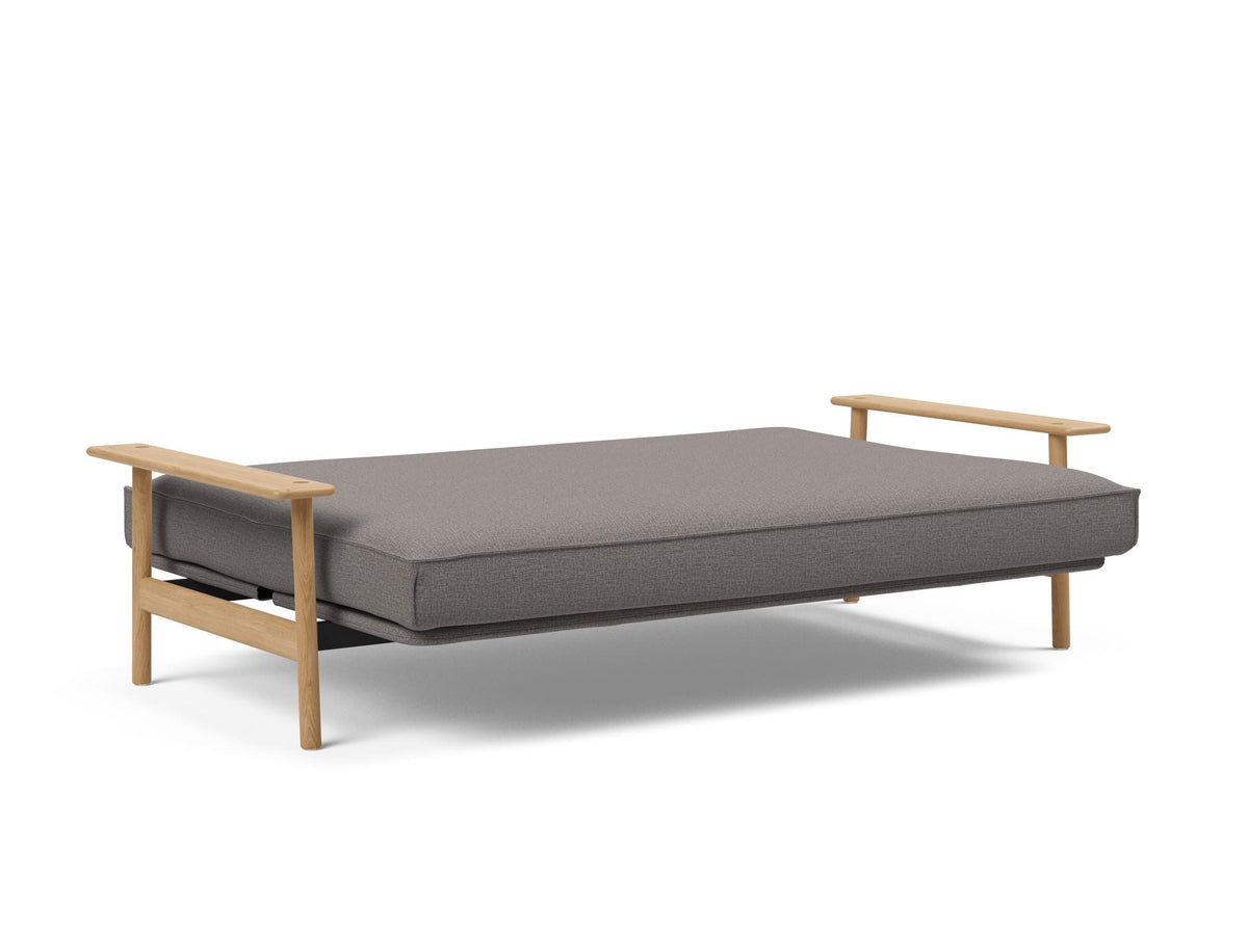 Balder Bettsofa 140 Sharp Plus Cover mit Gestellbezug Soft Spring in 521 Mixed Dance Grey präsentiert im Onlineshop von KAQTU Design AG. Bettsofa ist von Innovation Living