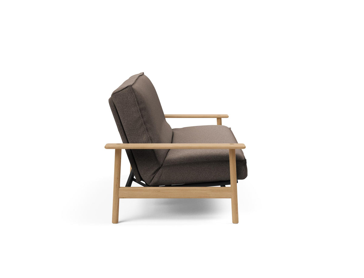 Balder Bettsofa 140 Sharp Plus Cover mit Gestellbezug Soft Spring in 530 Bouclé Taupe präsentiert im Onlineshop von KAQTU Design AG. Bettsofa ist von Innovation Living
