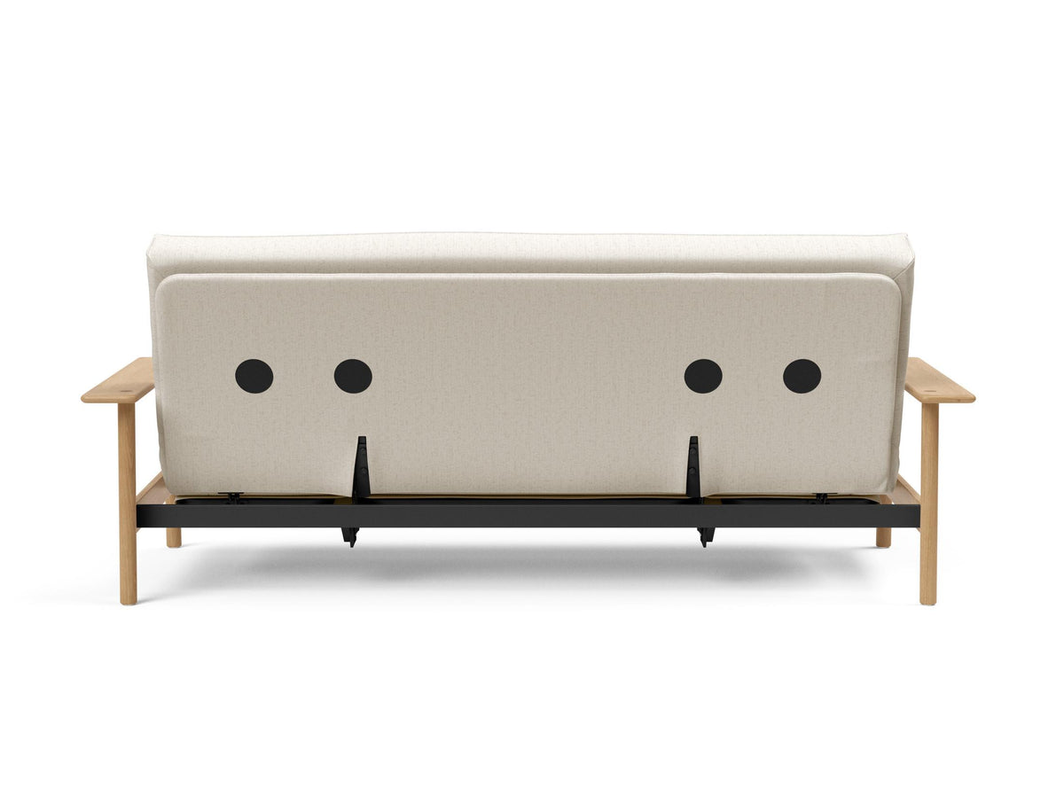Balder Bettsofa 140 Sharp Plus Cover mit Gestellbezug Soft Spring in 531 Bouclé Off White präsentiert im Onlineshop von KAQTU Design AG. Bettsofa ist von Innovation Living