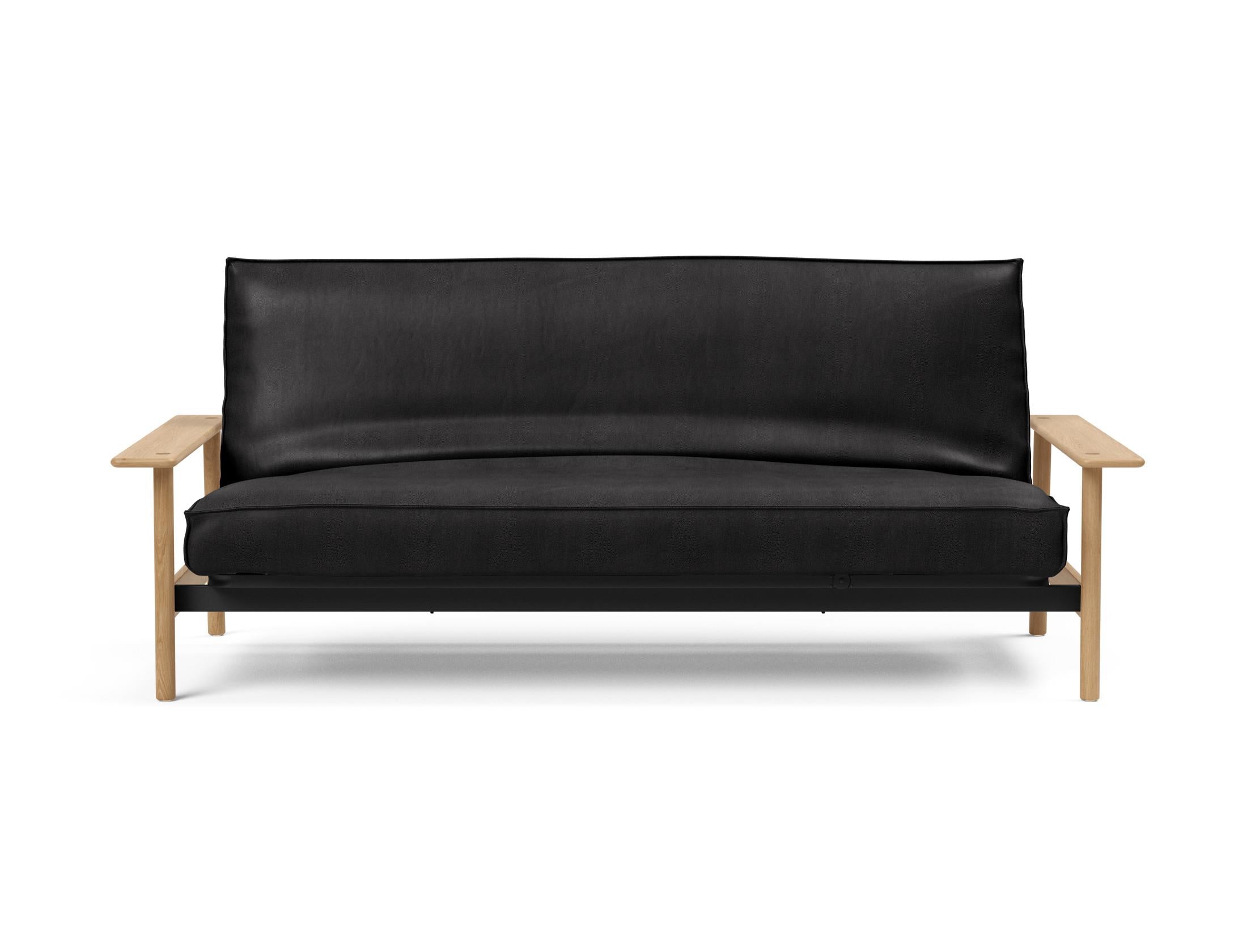 Stylisches Balder Bettsofa 140 mit komfortablem Soft Spring Bezug, perfekt für gemütliche Wohnräume und flexible Schlaflösungen.